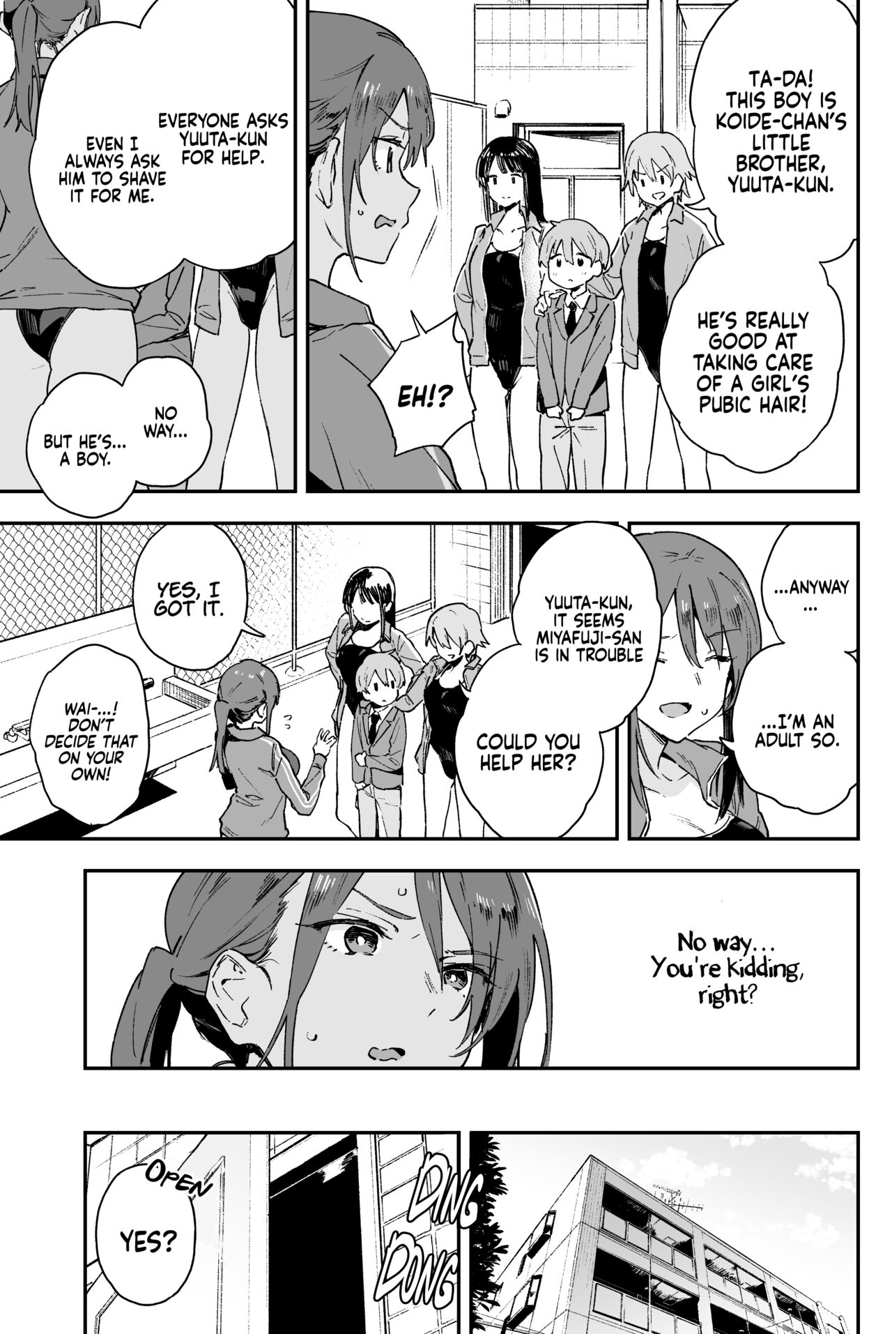 Cool-kei Onee-san ni wa Dare ni mo Ienai Nayami ga Aru. |  A Cool Girl has a Problem She Can't Tell Anyone. page 6 full