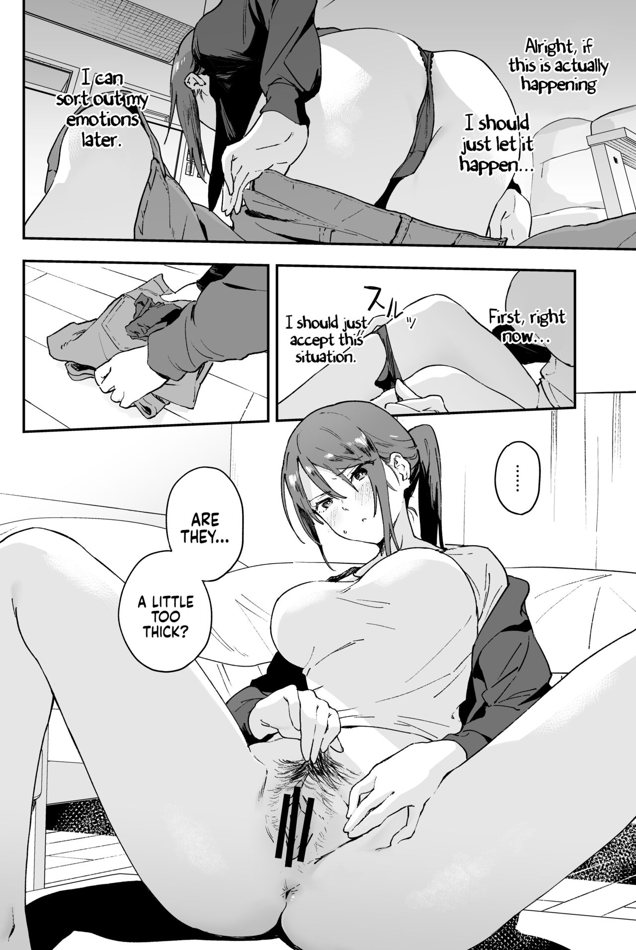 Cool-kei Onee-san ni wa Dare ni mo Ienai Nayami ga Aru. |  A Cool Girl has a Problem She Can't Tell Anyone. page 9 full