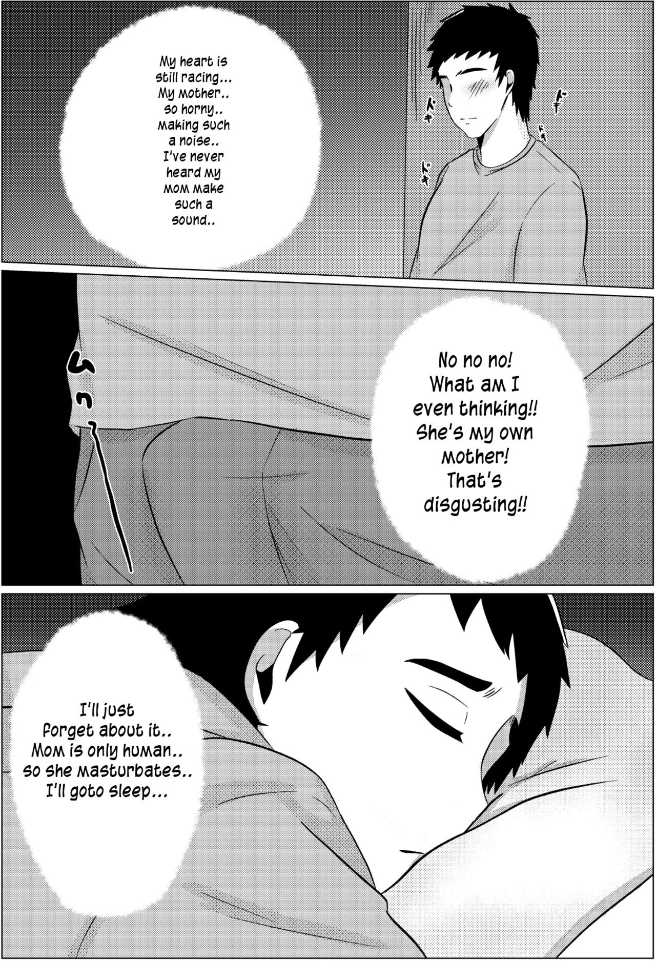 Yobai kara Hajimaru Haha to Musuko no Fuufu Seikatsu | Late night visit leads mother and son to marital relations page 7 full