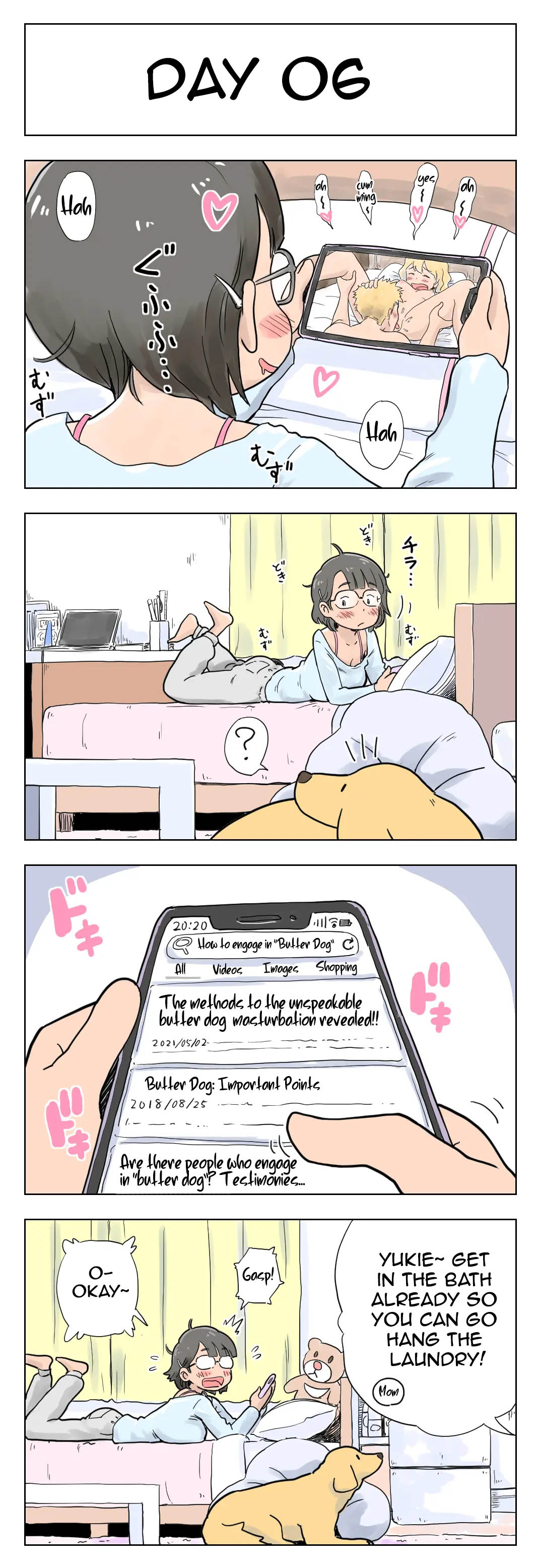 100-Nichigo Ni Aiken To Sex Suru Jimi Kyonyuu Megane-Chan page 7 full