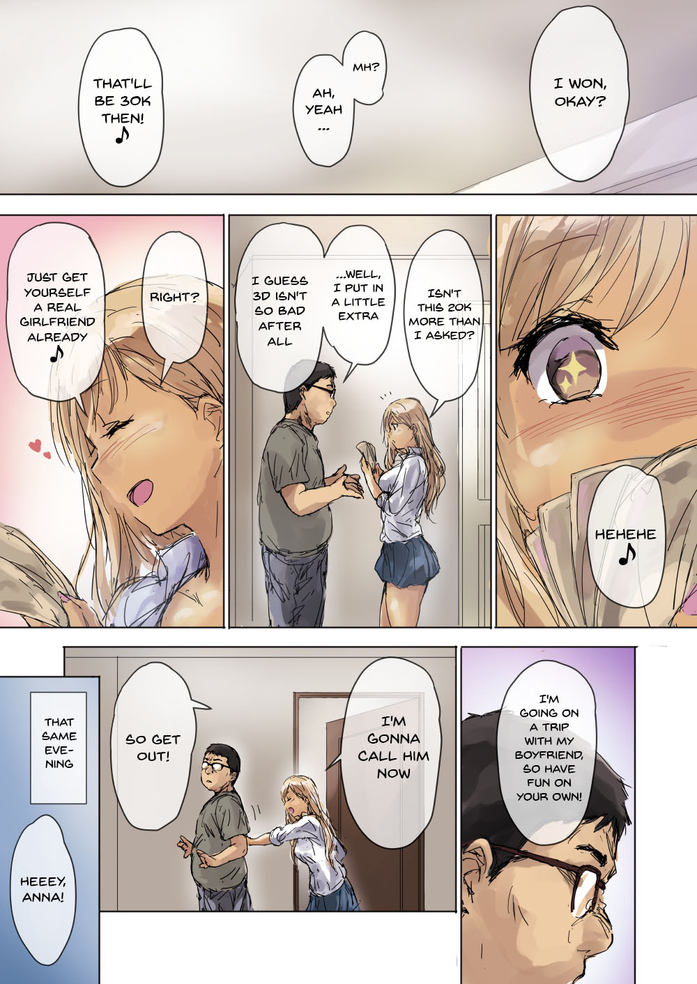 Namaiki Gyaru na Imouto wa Kimoota Anichin de Kousei Shimashita | A Cheeky Gyaru Schoolgirl Gets Reformed By Her Otaku Older Brother's Cock page 8 full
