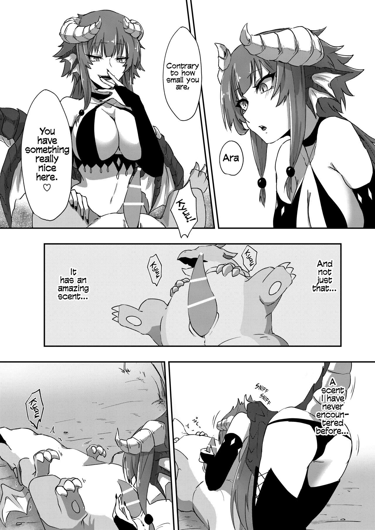 Futa Dra-chan ga Oshiete Ageru | Futanari dragon-chan will teach you page 8 full