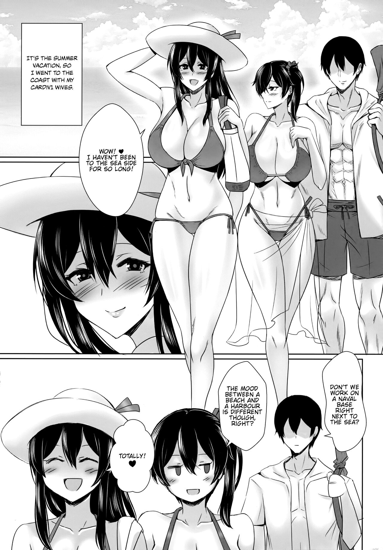 Seisai Kuubo no Natsu | Summer with Fleet Carrier Wives page 2 full