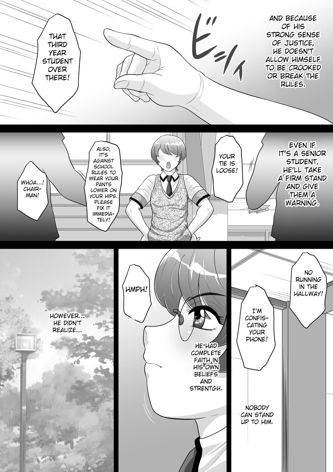 Ki no Tsuyoi Seitokaichou Hikaru-kun Ketsuiki Sokuochi Mesu-ka Nisshi page 5 full