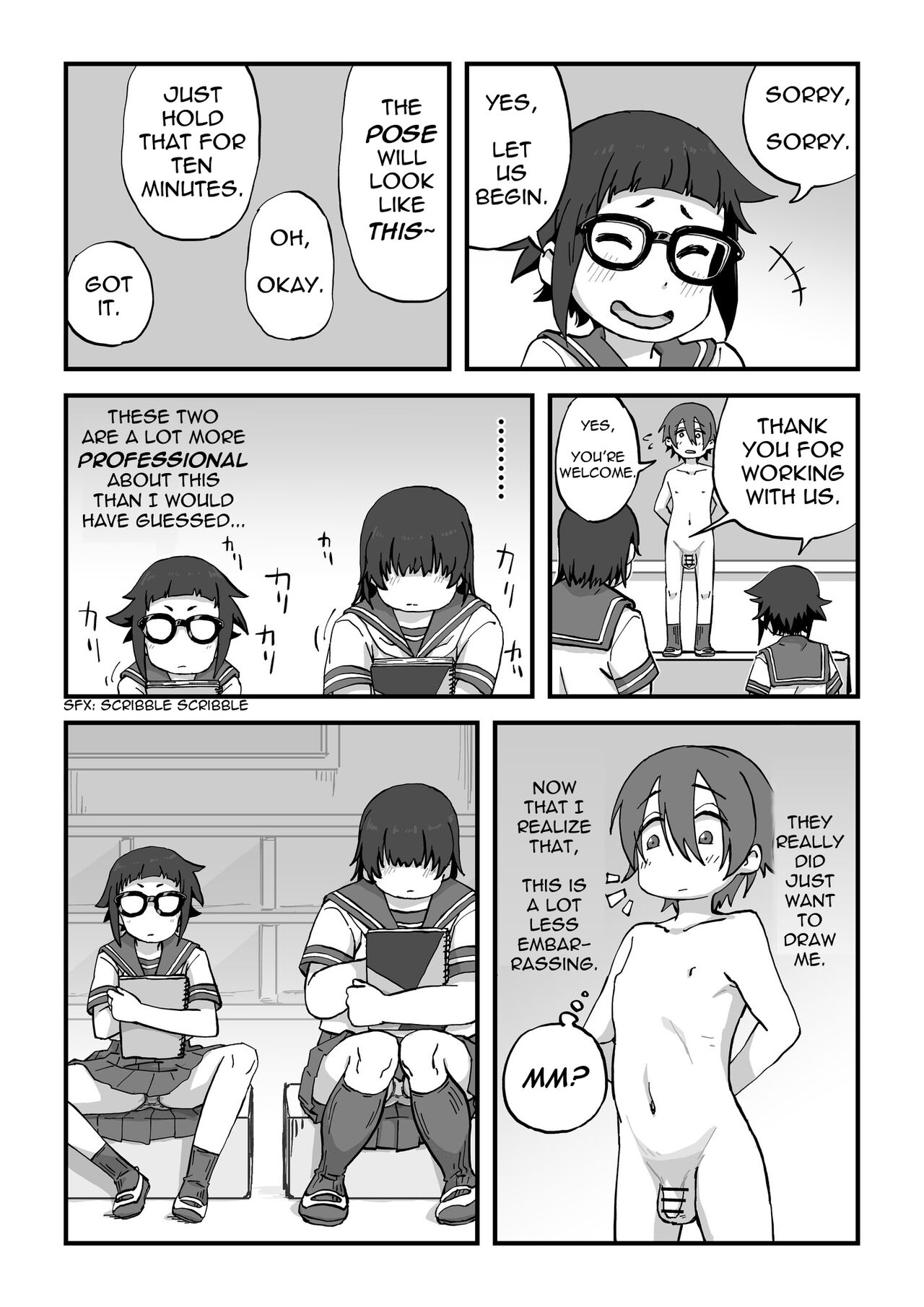 Boku wa Manken Senzoku Nude Model page 7 full