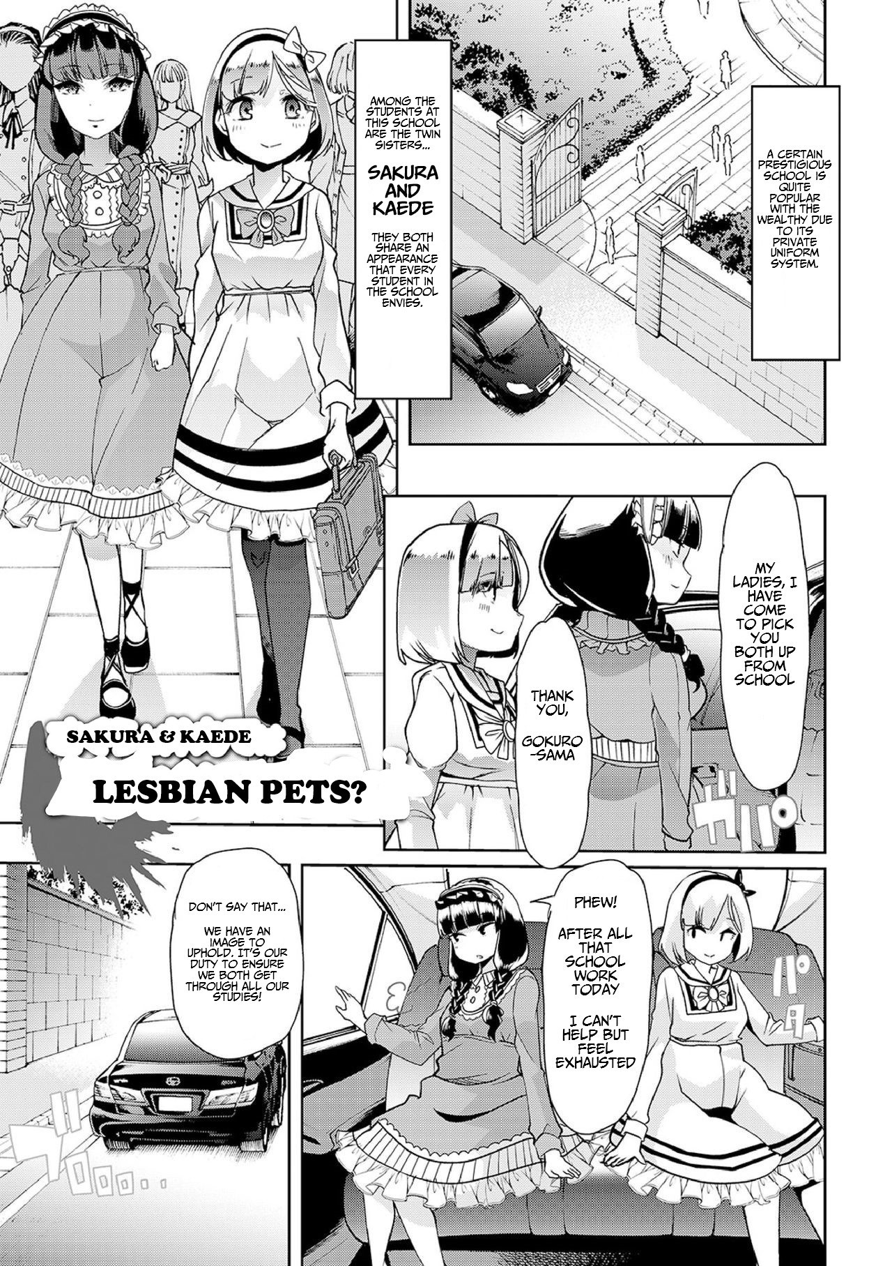 Sakura to Kaede wa Sca? Les Pet page 1 full