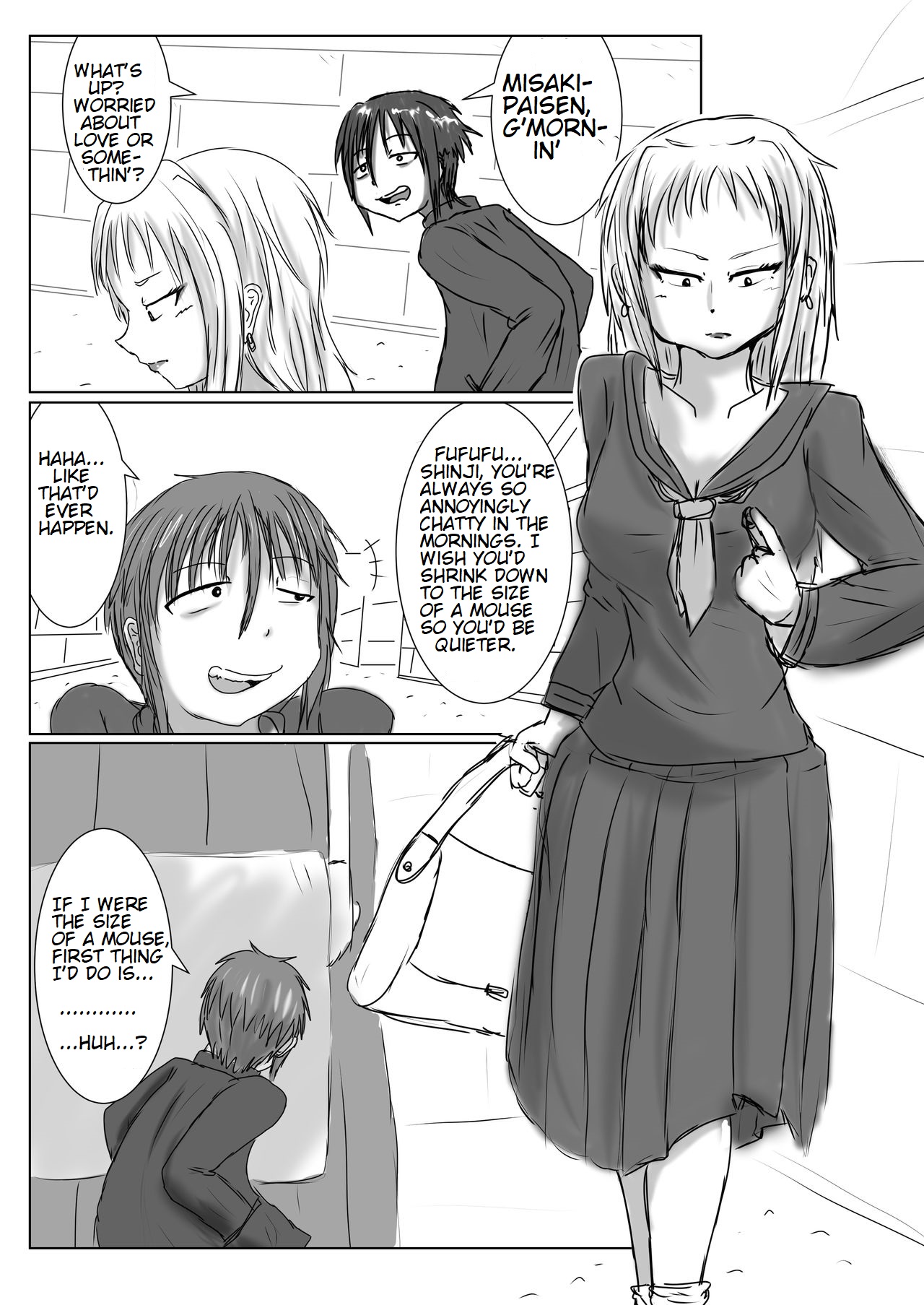 Misaki-paisen Finds A Mysterious Stone page 1 full