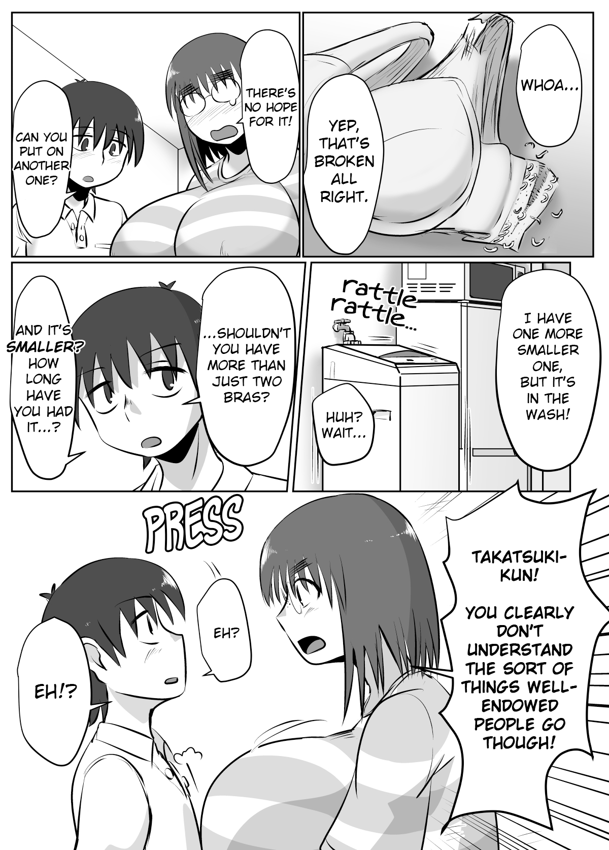 Bonyuu Taishitsu na Bakunyuu Onna ga Oppai Play Suru to Kou Naru | Big Milky Titty Girl Gets Like This When You Play With Her Tits page 6 full