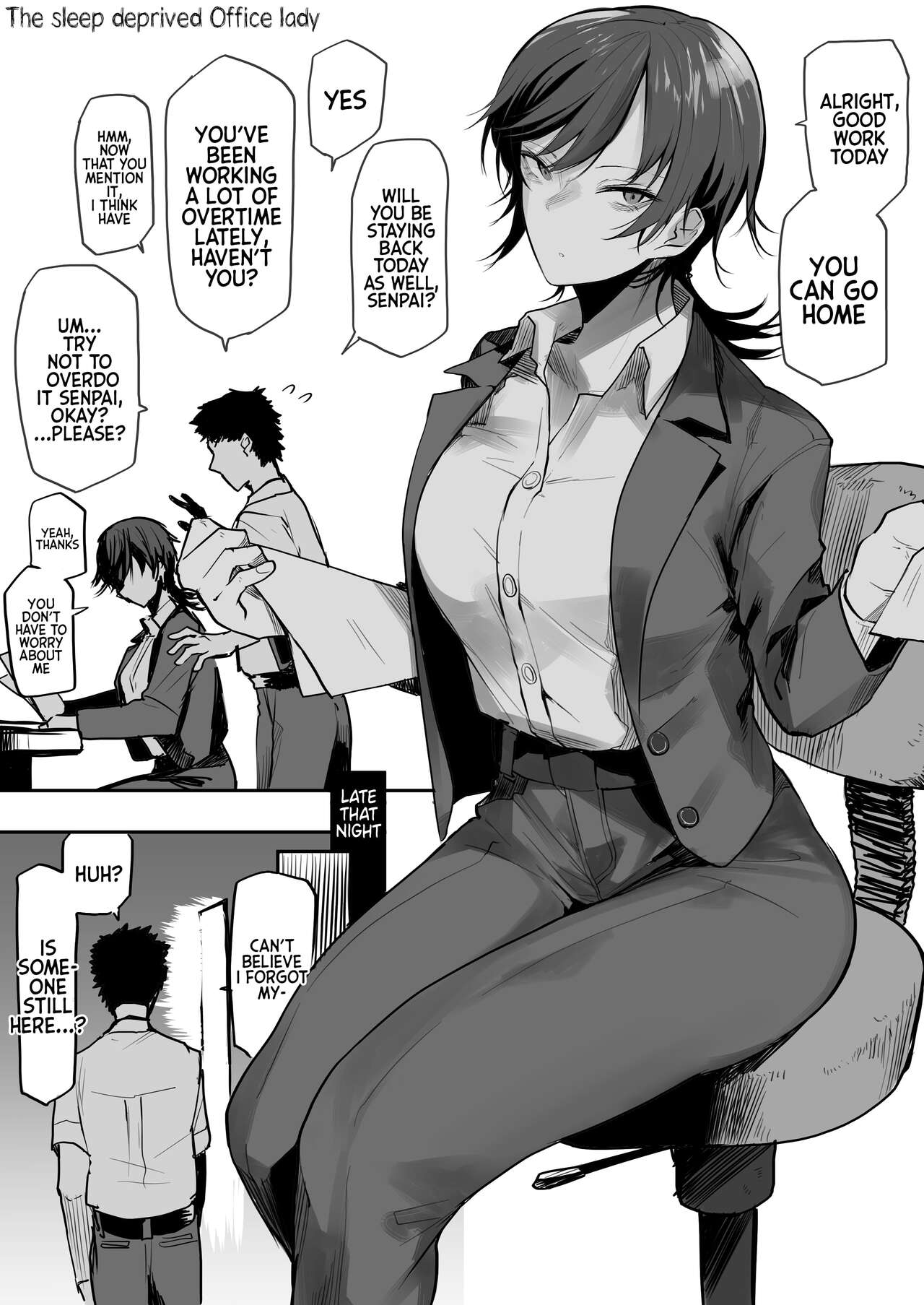 Nebusoku OL Onee-san | The Sleep Deprived Office Lady page 1 full