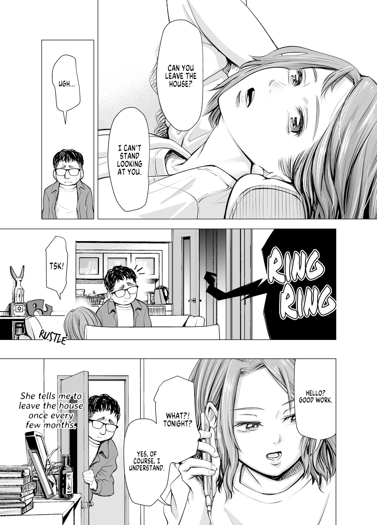 Danna no Chinko ja, Manzoku Dekinai...? Zenpen | My Husband's Dick Can't Satisfy Me? Part 1 page 5 full