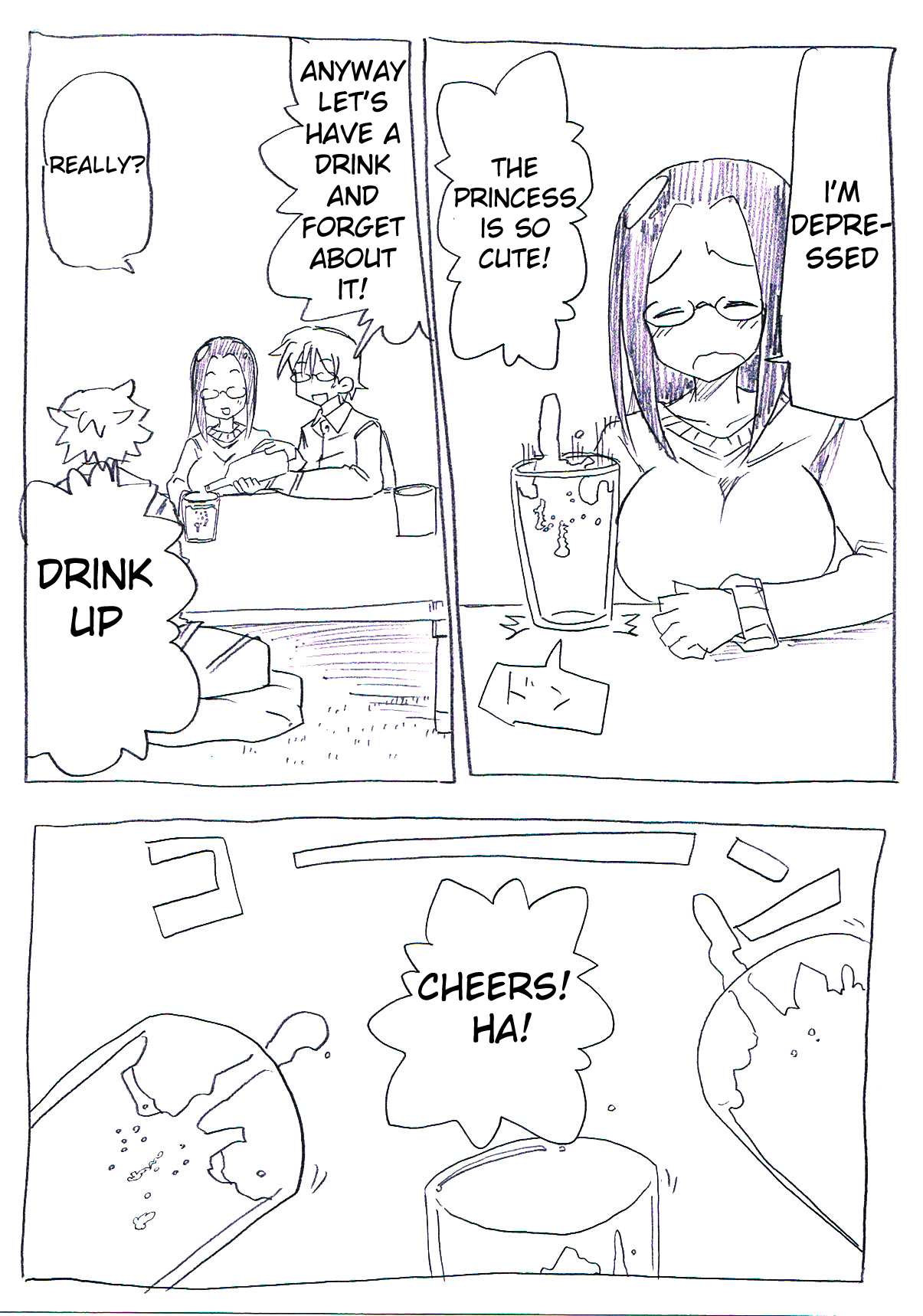 OtaCir no Hime ga Neteiru Aida ni Torimaki ni Okasareru | The princess is fucked in her sleep by an entourage of geeks page 7 full