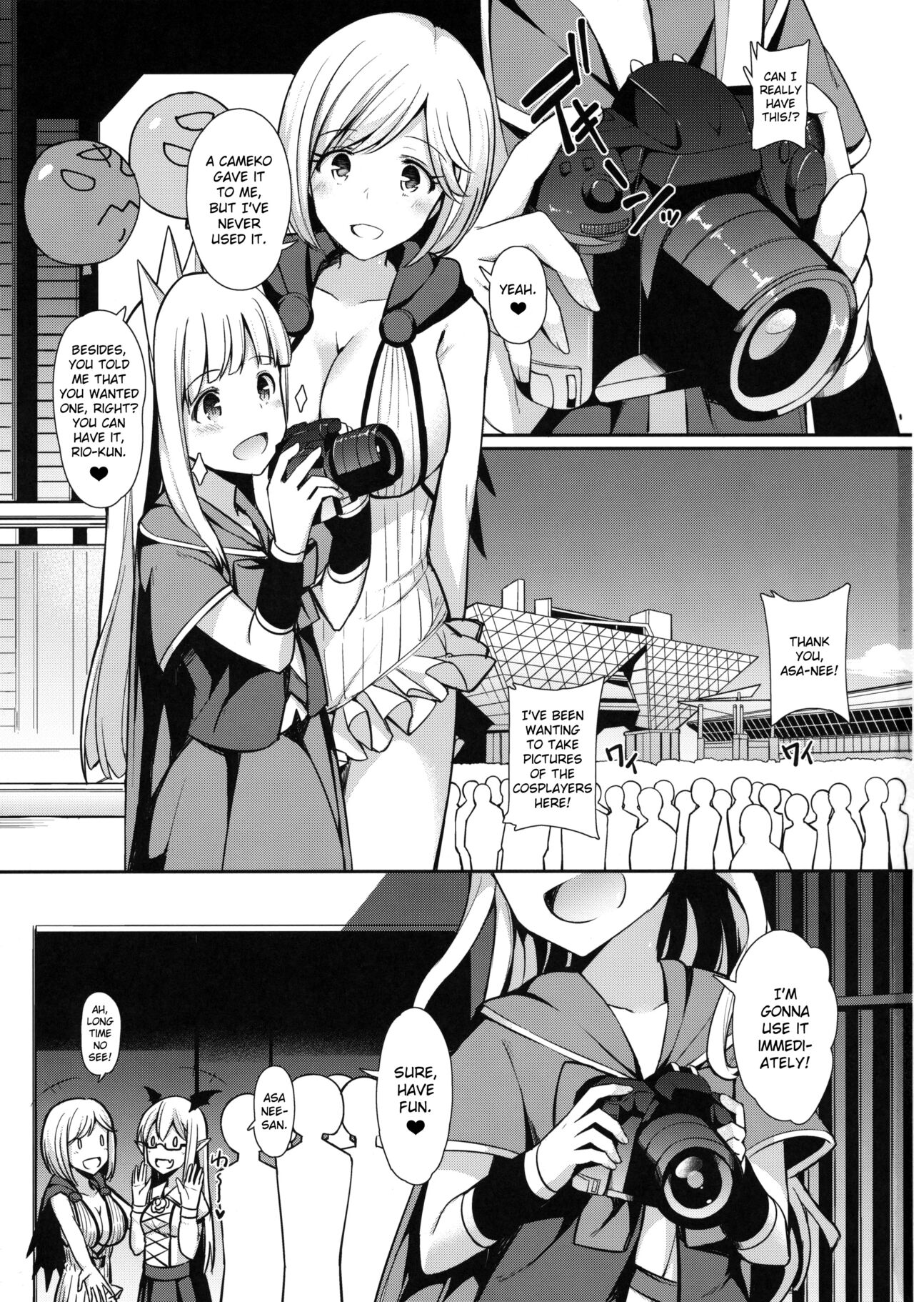 Comike de Gyakunan Shitekita Kareshi Mochi no Onee-san ni Ippai Nakadashi Shichatta page 2 full