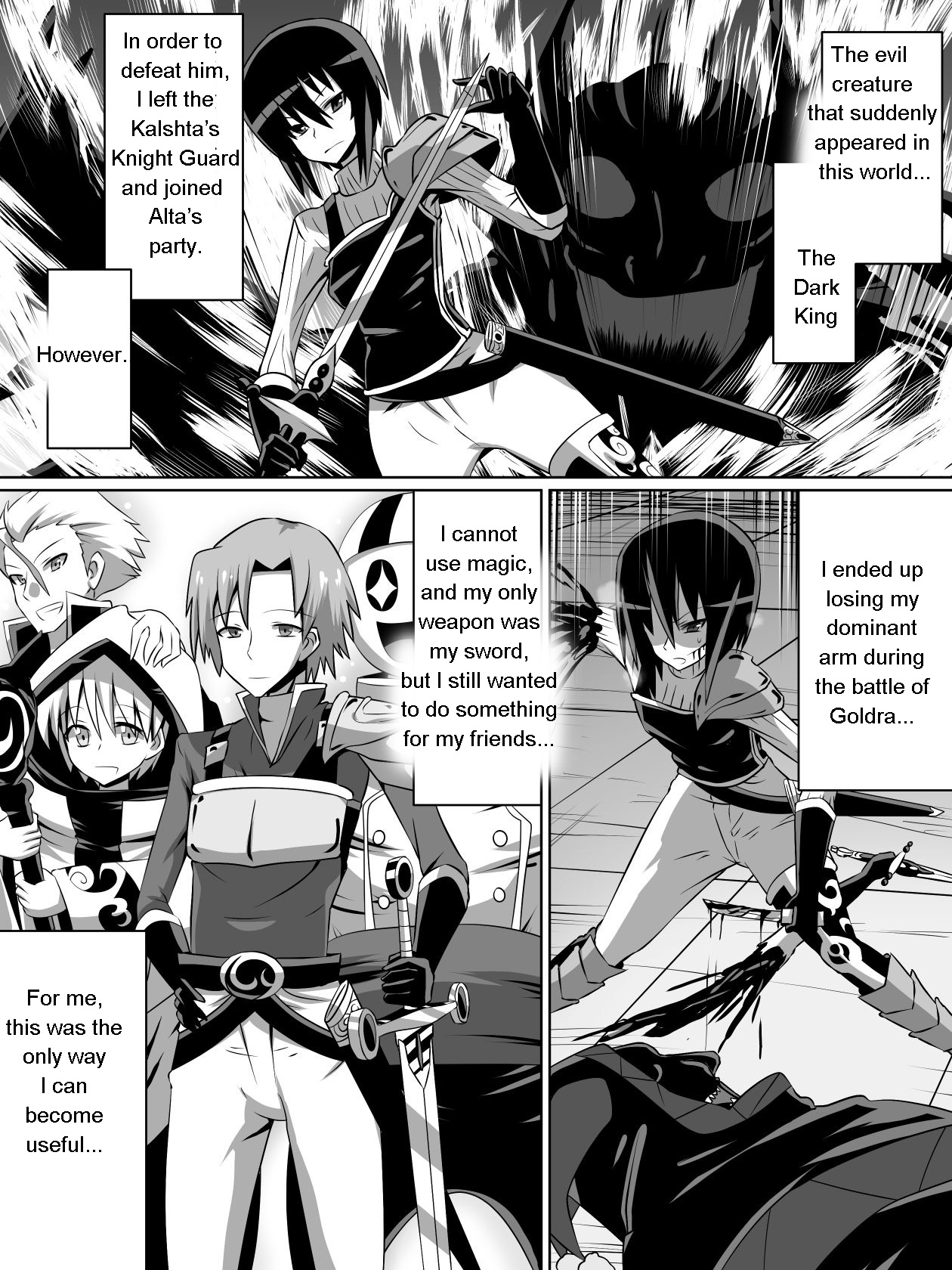 One armed knight Rushka page 1 full