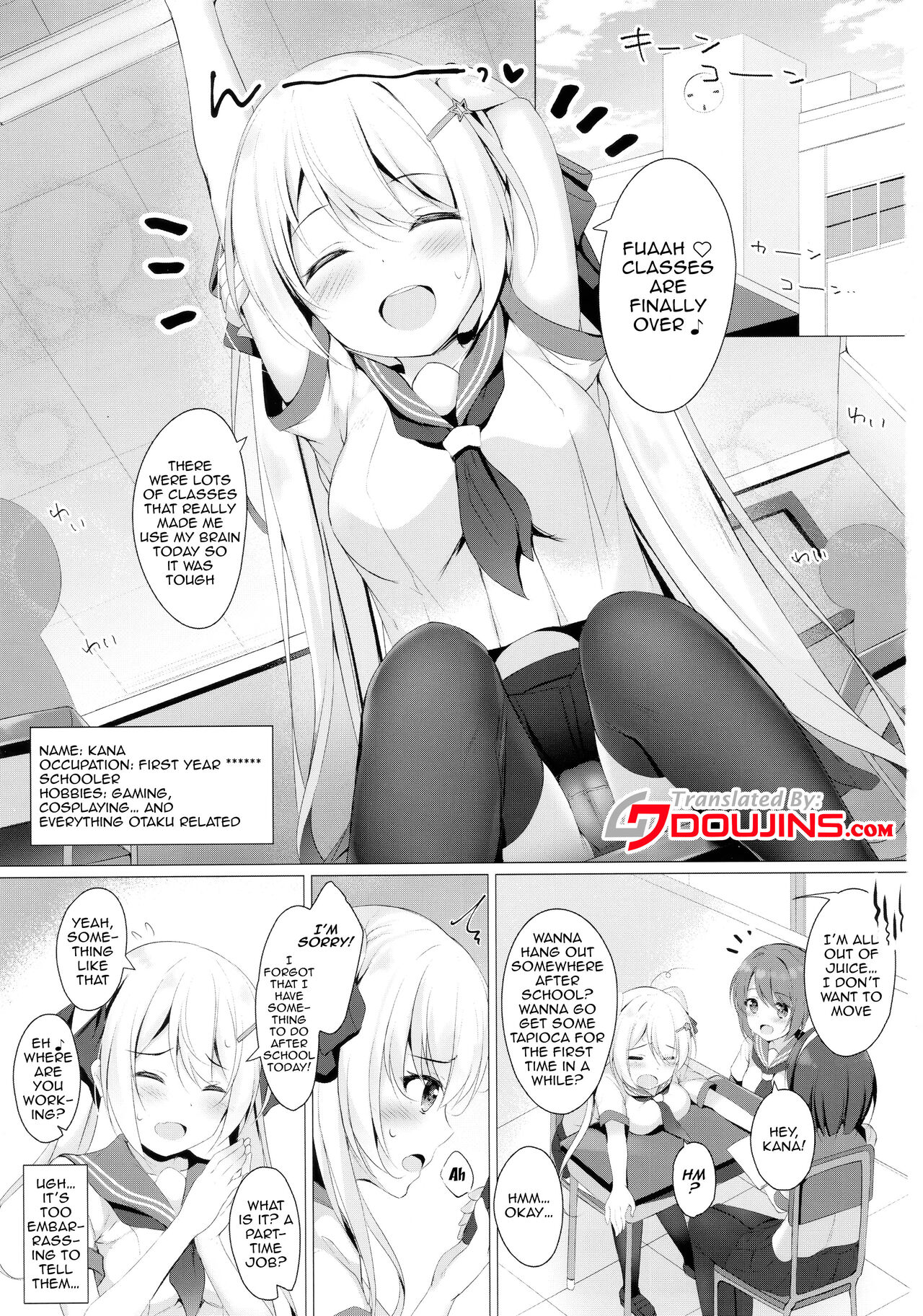 Kinpatsu Twinte JK-chan wa Bitch tte Hontou desu ka? | Is It True That Blonde Schoolgirl With The Twintails Is Actually a Slut? page 2 full