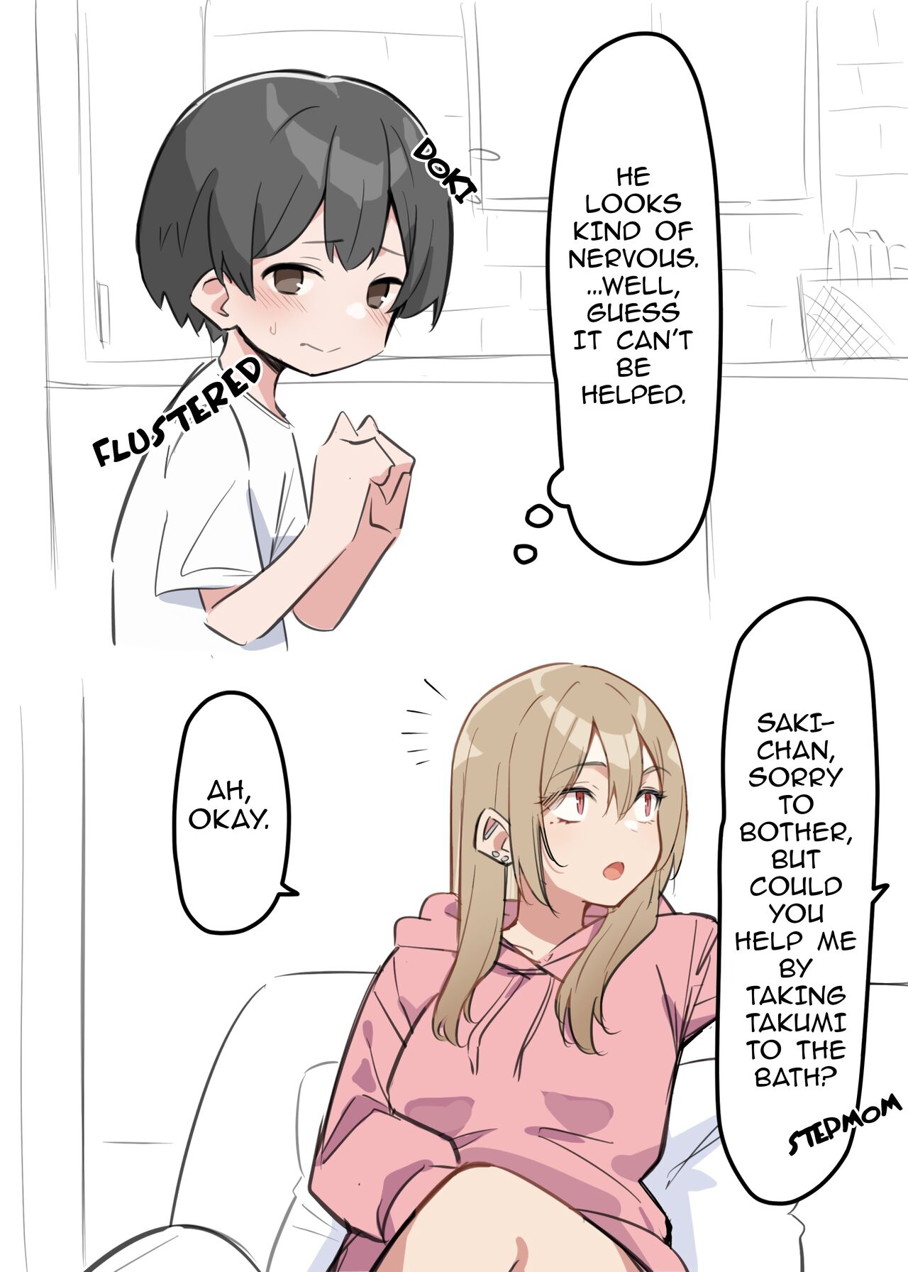 Gal-JK OneShota 1-2 | Gyaru JK Onee x Shota 1-2 page 2 full