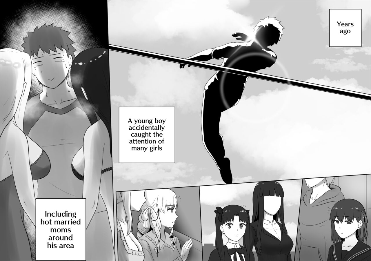 Shirou X Irisviel + Tohsaka Mama page 1 full