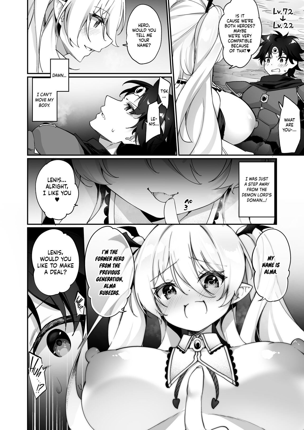 Maou ni Katta Yuusha ga Succubus ni Ochite iku Hanashi | The Hero That Defeated the Demon Lord ♂ Falls Into a Succubus page 5 full