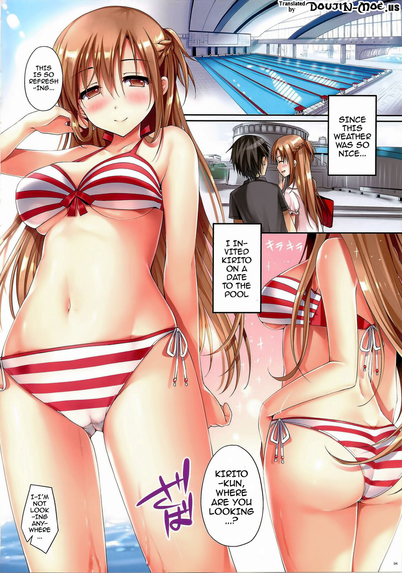 Asuna ni 100% Nama Nakadashi Shimasu | Cumming Inside Asuna 100% Raw page 3 full