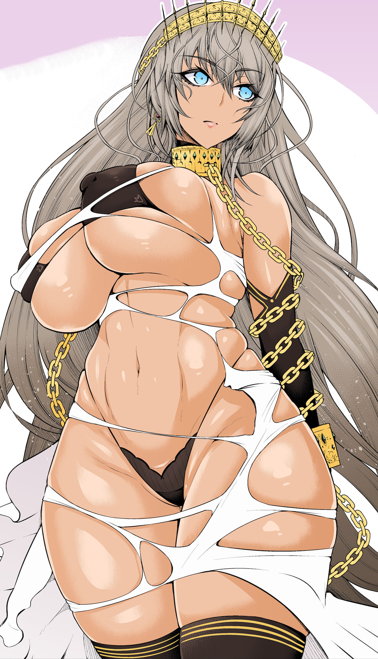 Zenobia Trains With Two Kings Colourized&Uncensored page 5 full