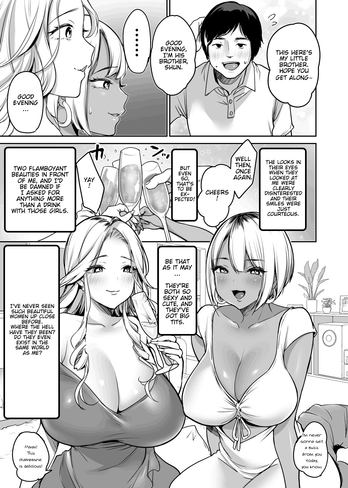 InCha datte Gal to Yaritai! ~Kyokon Appeal o Ganbatta Kekka~ | Even shady guys want to fuck gals! ~The result of my efforts to show off my huge dick~ page 9 full
