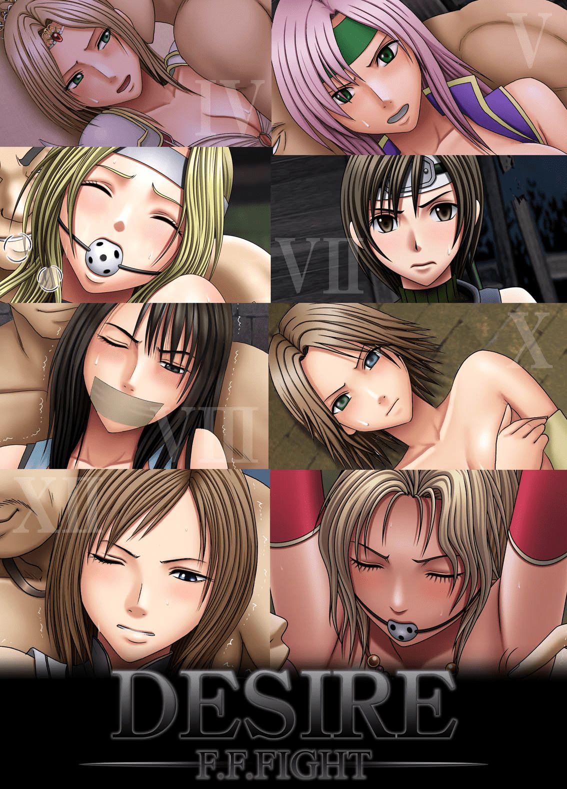 F.F.FIGHT Desire - Terra, Rikku, Rosa page 1 full