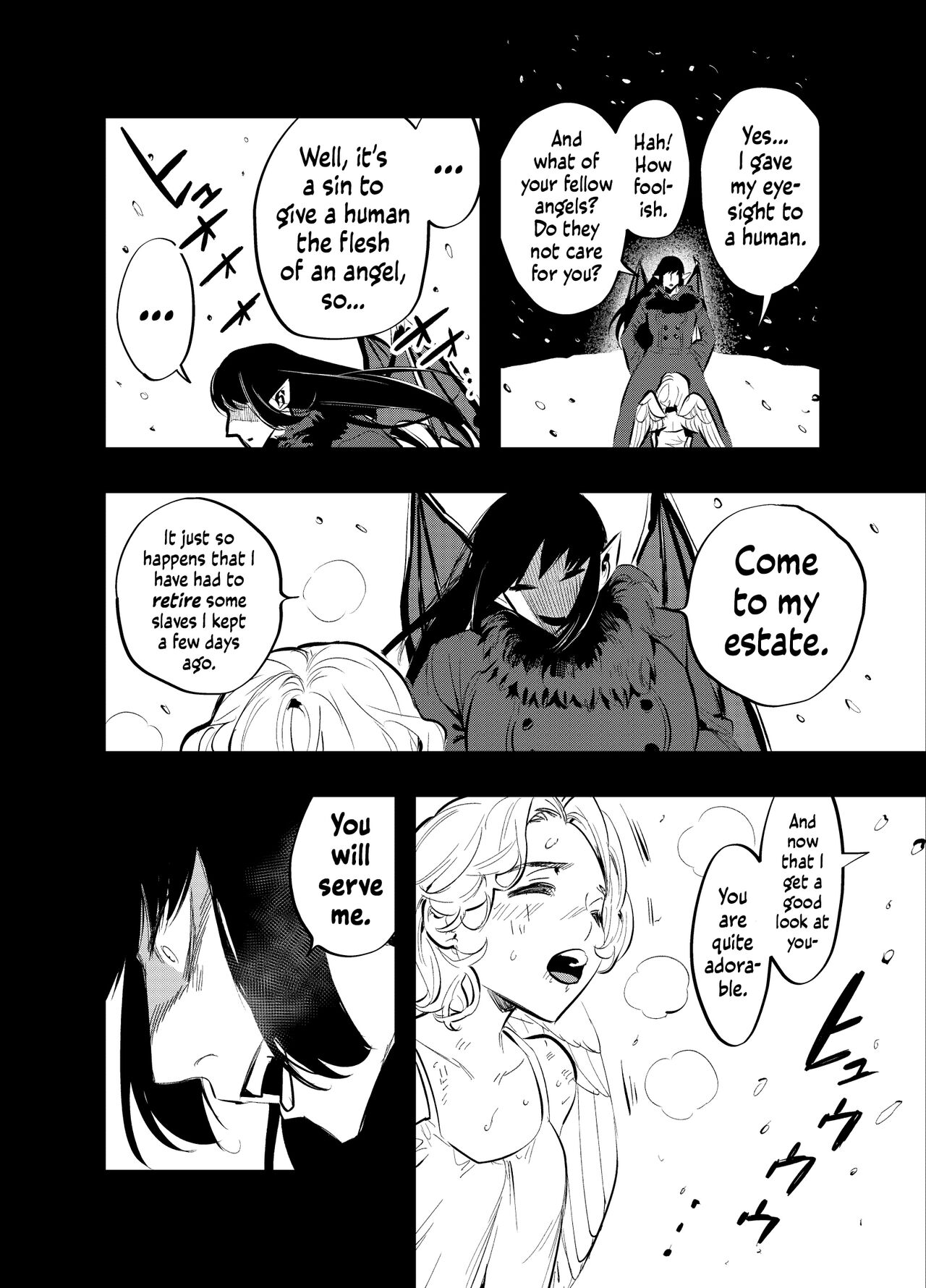 Futanari Akuma to Moumoku Tenshi | Futanari Devil and the Blind Angel page 3 full