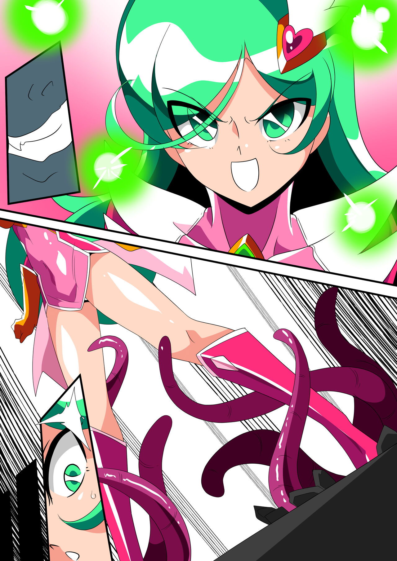 Psycho Lady Meteor VS Dr. Franken Part. A page 10 full