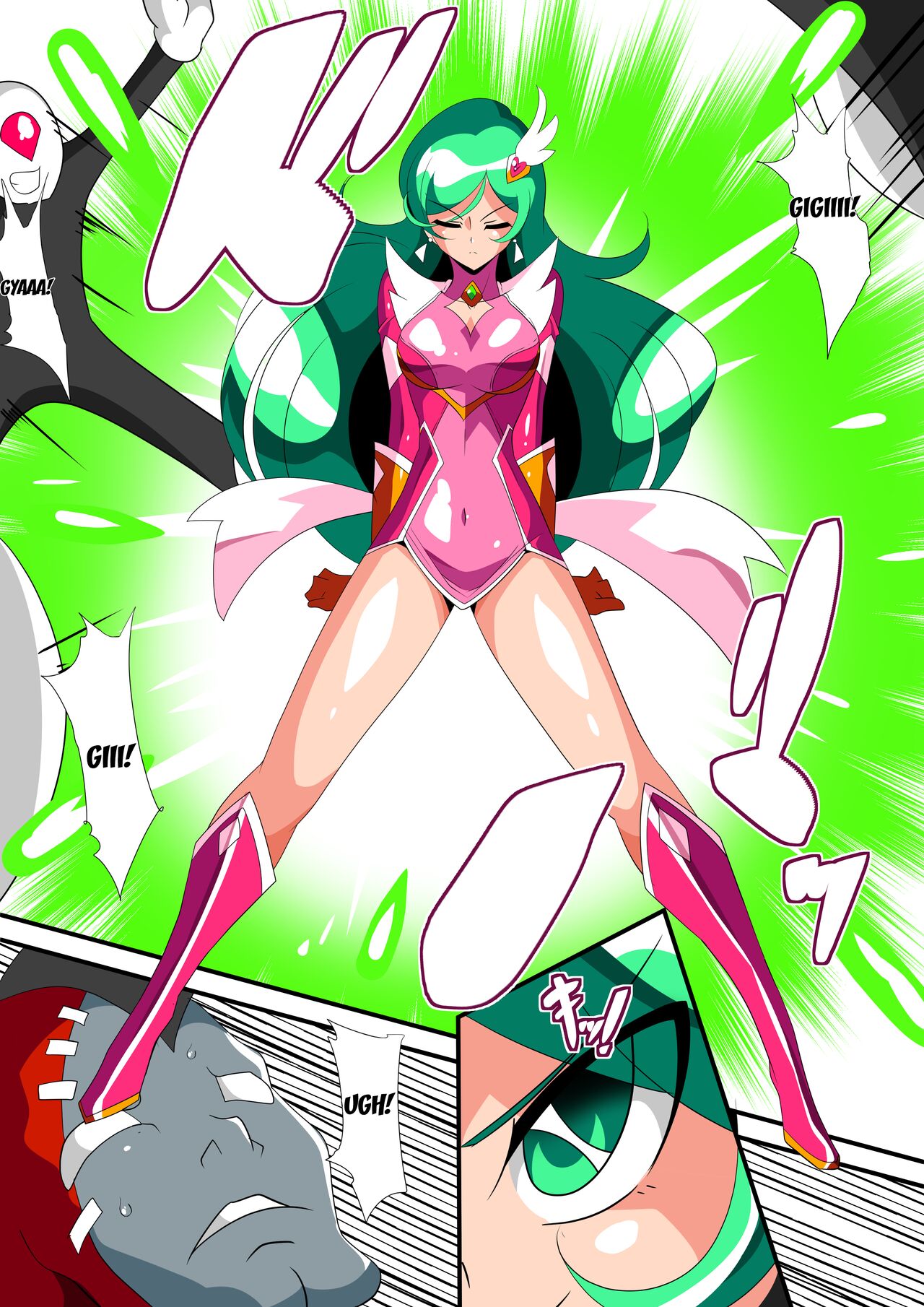 Psycho Lady Meteor VS Dr. Franken Part. A page 2 full