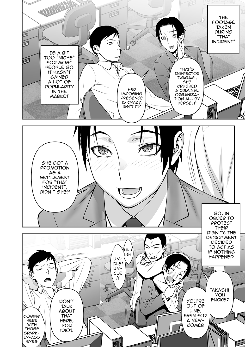 Onna Keibu Iwagami Shima no Nichijou Kurikaesareru Inbi na Kioku page 7 full