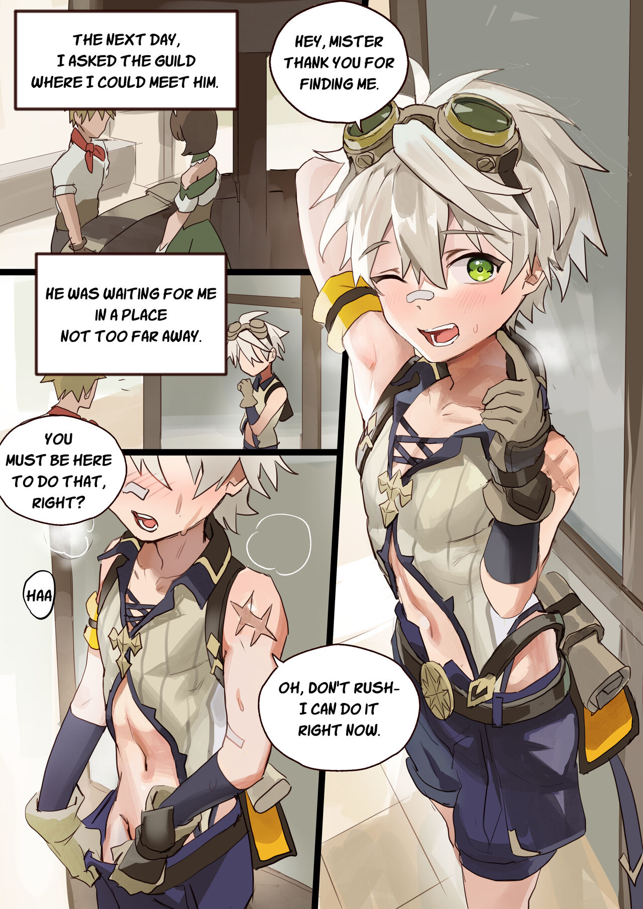 Bouken Boy In The Back Alley page 4 full