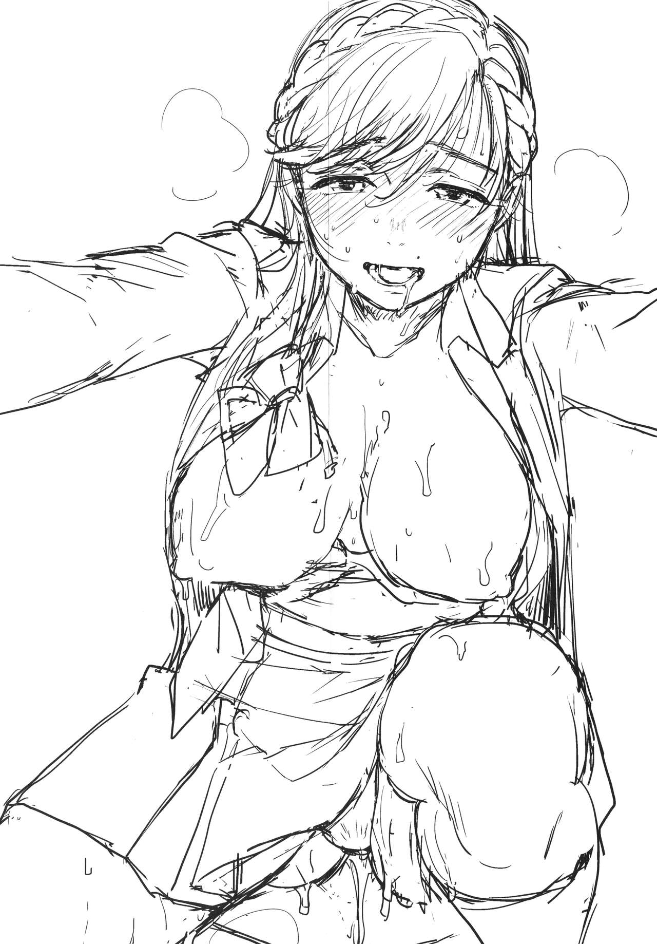 Houkago Heaven- after school ecstasy! Melonbooks Gentei Tokuten + Wanimagazine Gentei Tokuten Character Rough & Settei Shuu page 9 full