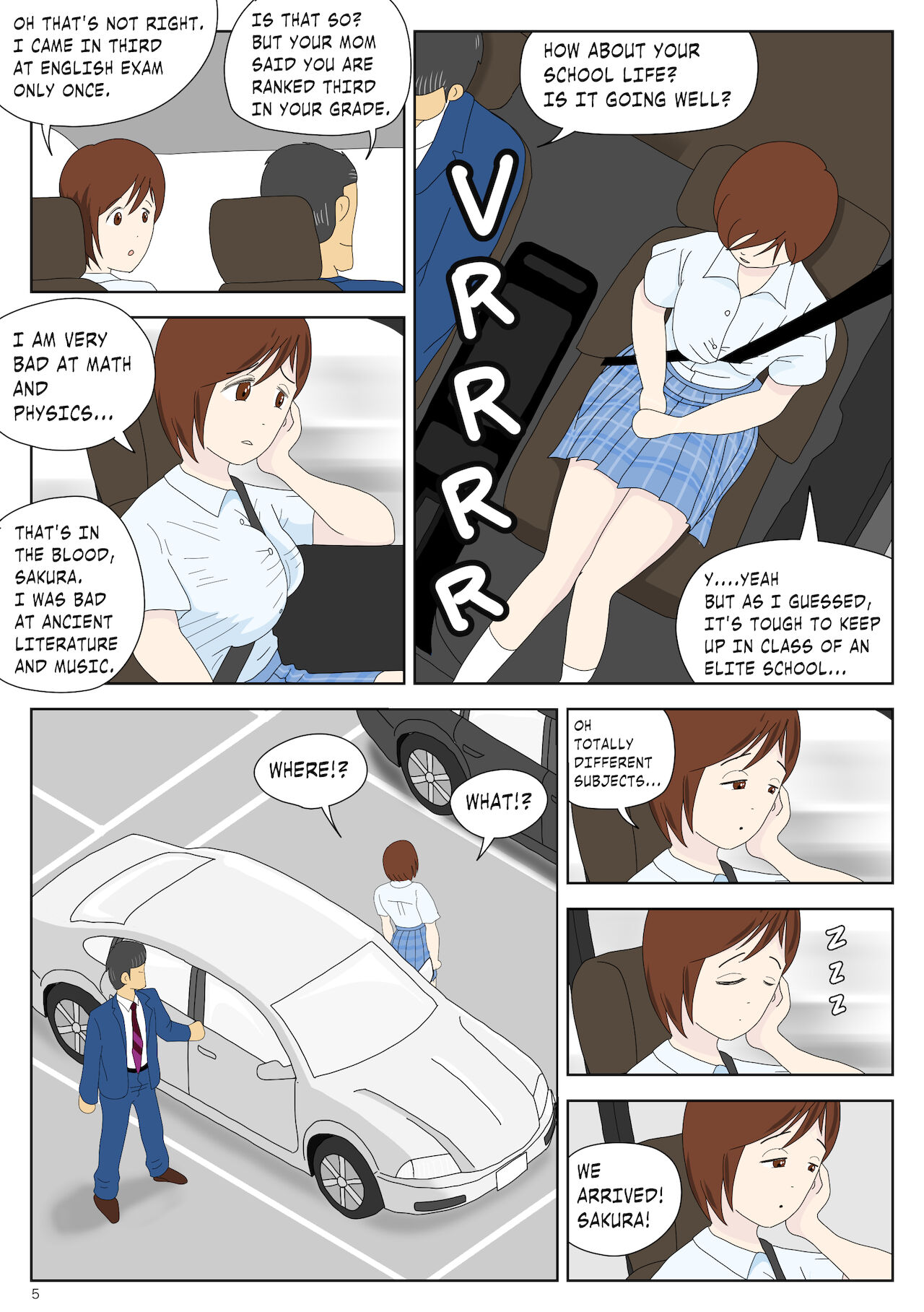 Asa Kara Chichi ni Ya Rareru Musume | Girl Molested by Father Every Morning page 5 full