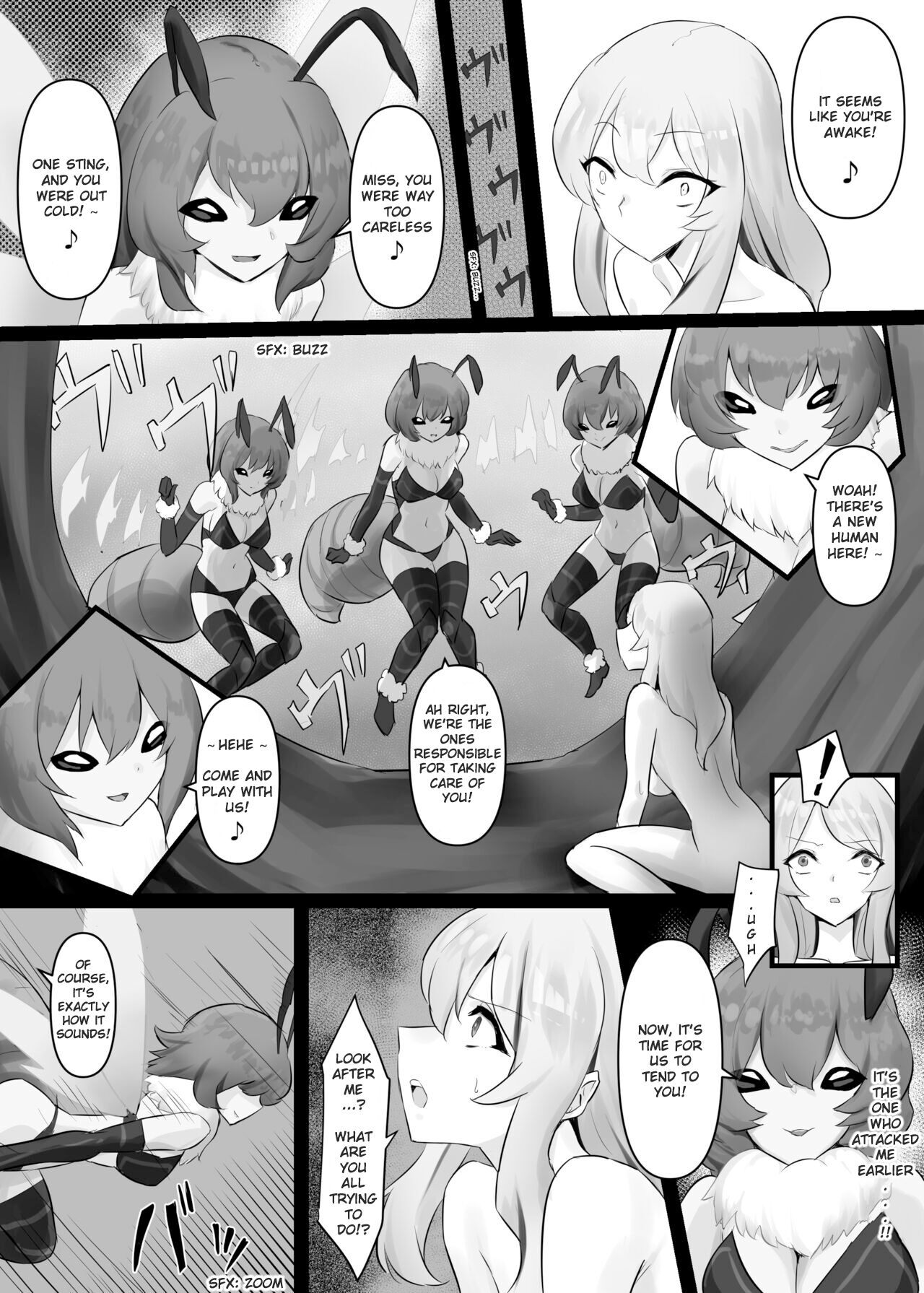 Jingai Lez Rape - Queen Bee Hen page 4 full