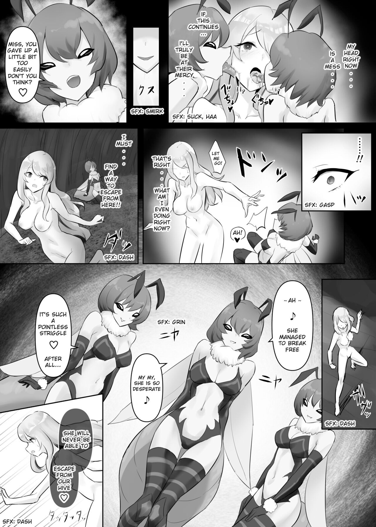 Jingai Lez Rape - Queen Bee Hen page 8 full