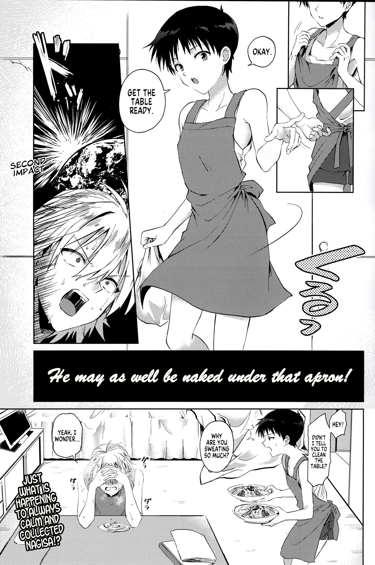 Nagisa wa Shinji o Wakarasetai! | Nagisa Wants Shinji to Understand His Mad Love! page 5 full