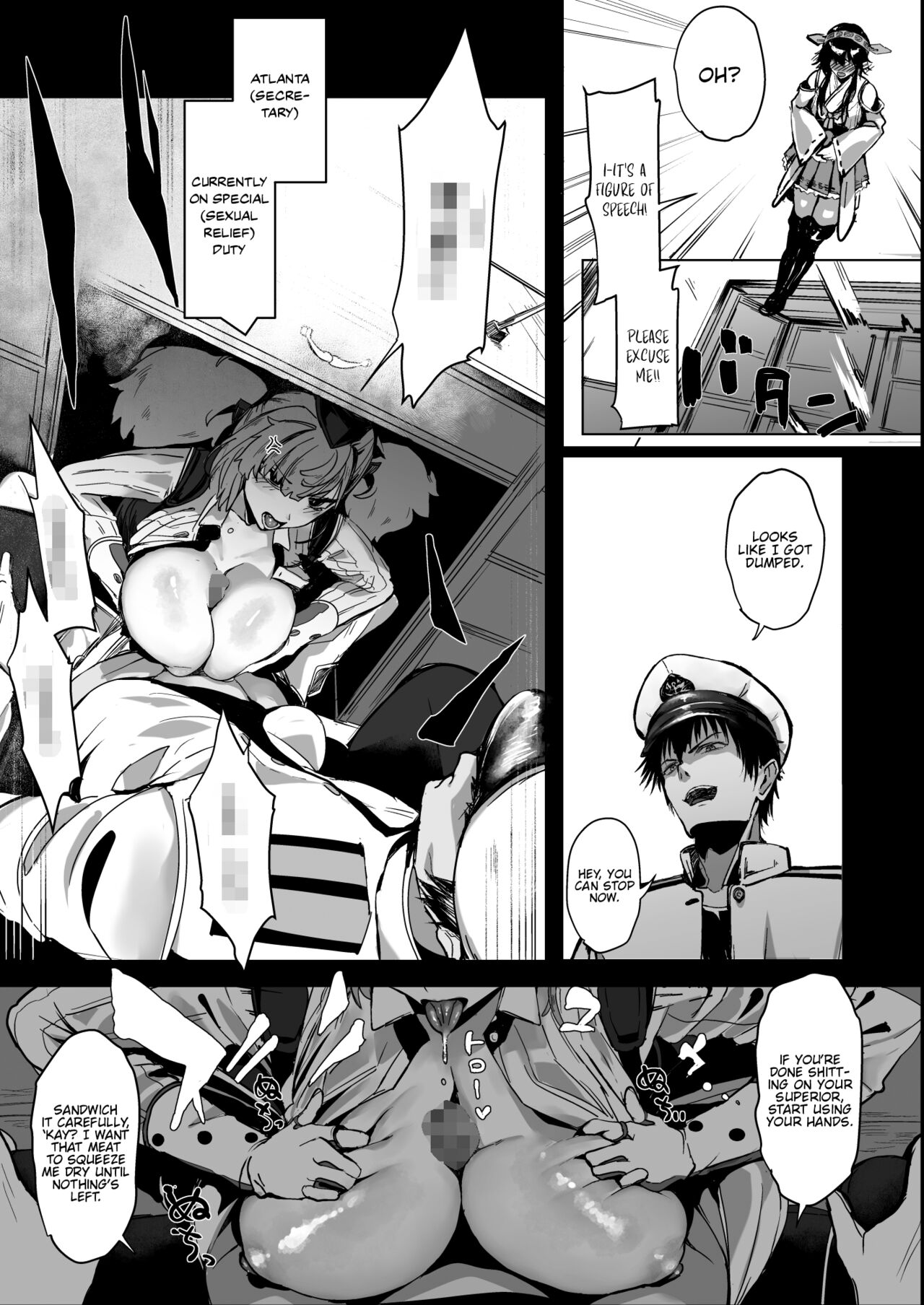 Gyakushuu! Yakimochi Musume Atlanta Juujun Gohoushi H Teitoku-san Rouraku Sakusen page 4 full