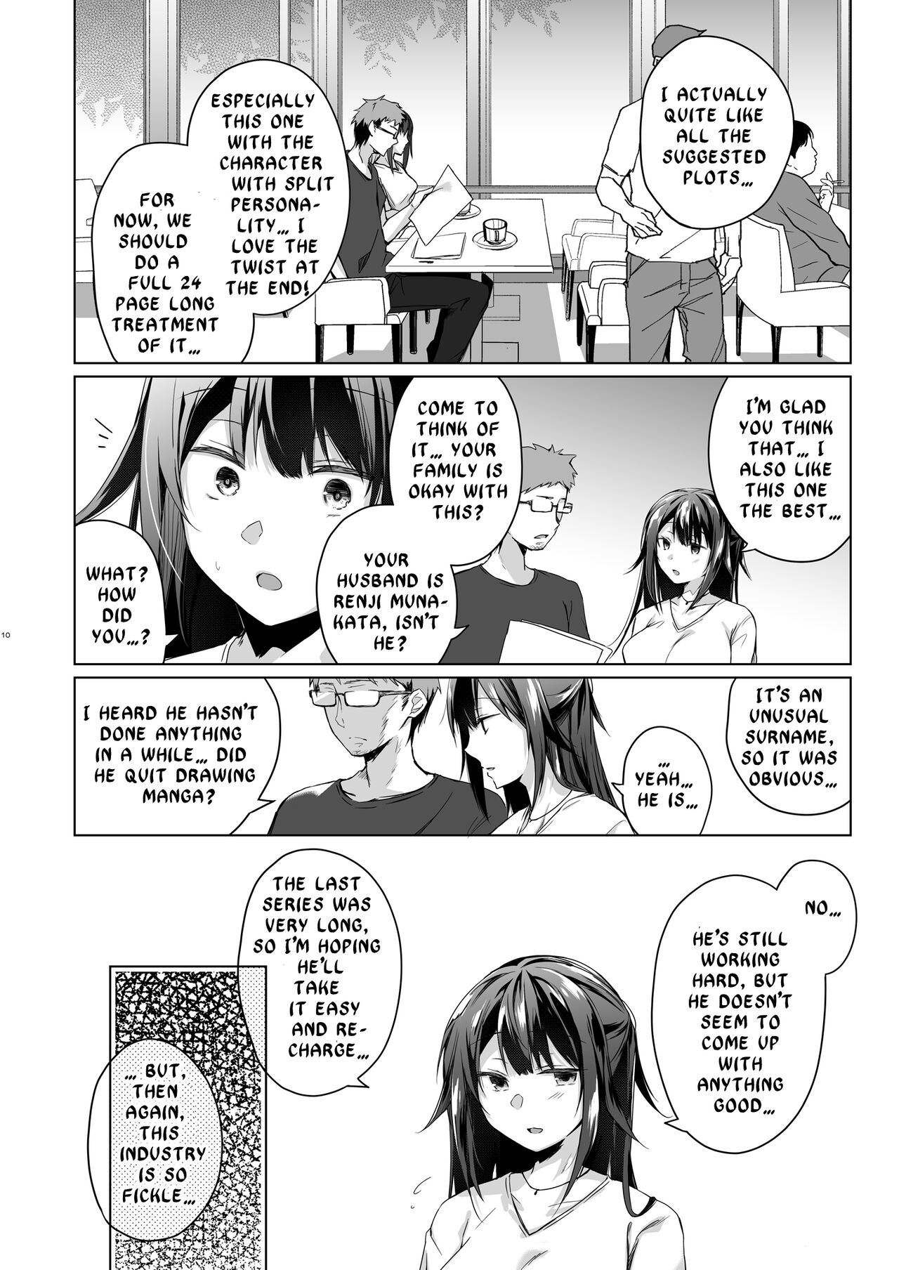 Doujin Event no Shucchou Henshuubu ni Itta Hi kara Tsuma no Yousu ga... | My wife has been acting weird since the doujin convention… page 8 full