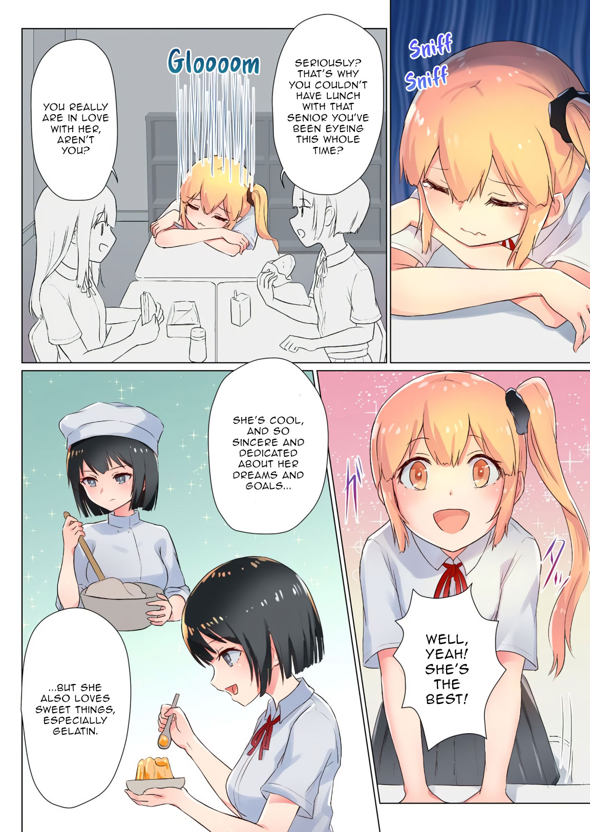 Senpai, Watashi o Tabete kudasai ~Jelly-ka Shoujo to Toromitsu Ecchi~  | Eat me, Senpai! ~The Gelatin Girl and the Thick, Lewd Nectar~ page 3 full