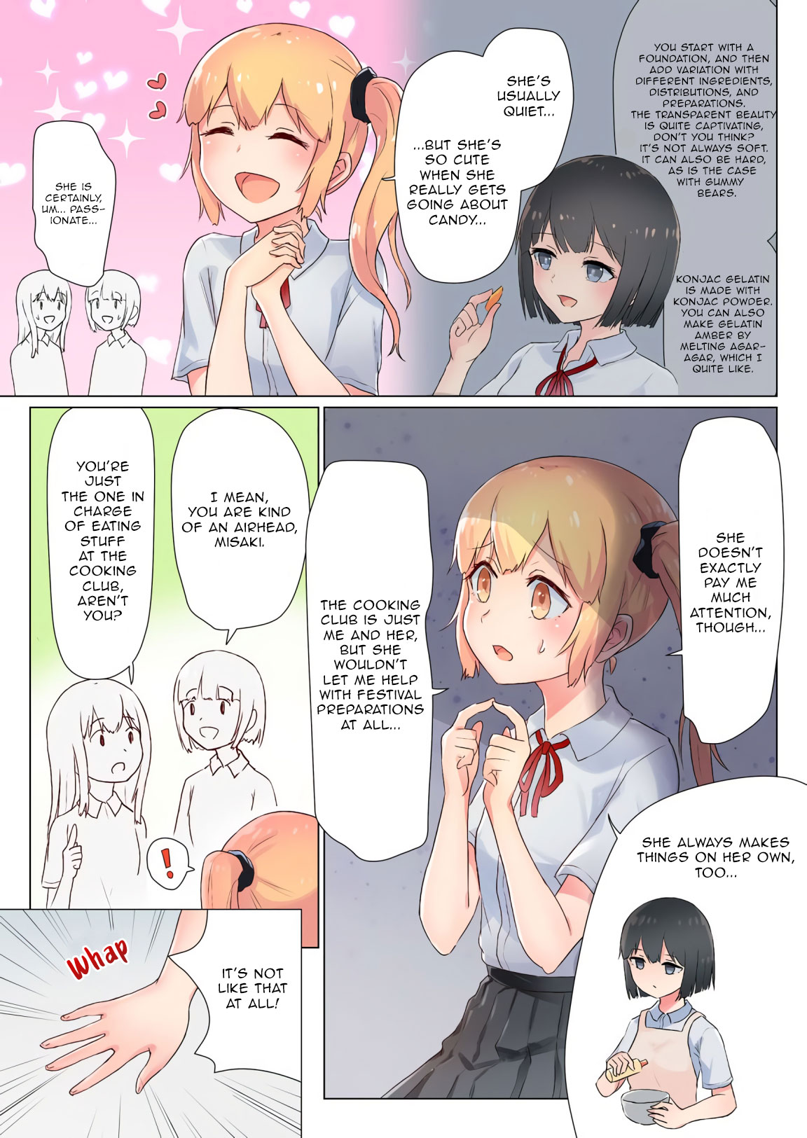 Senpai, Watashi o Tabete kudasai ~Jelly-ka Shoujo to Toromitsu Ecchi~  | Eat me, Senpai! ~The Gelatin Girl and the Thick, Lewd Nectar~ page 4 full