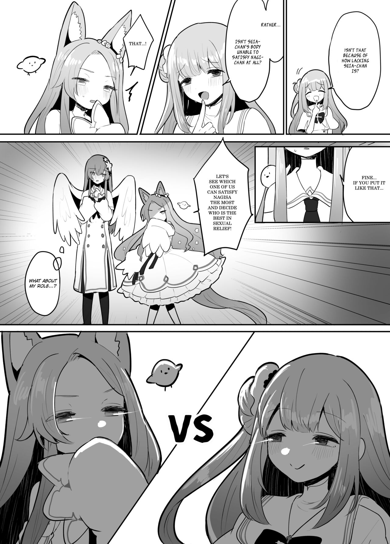 Futanari Tea Party Seia vs Mika | The Tea Party's Futanari - Seia VS Mika page 4 full