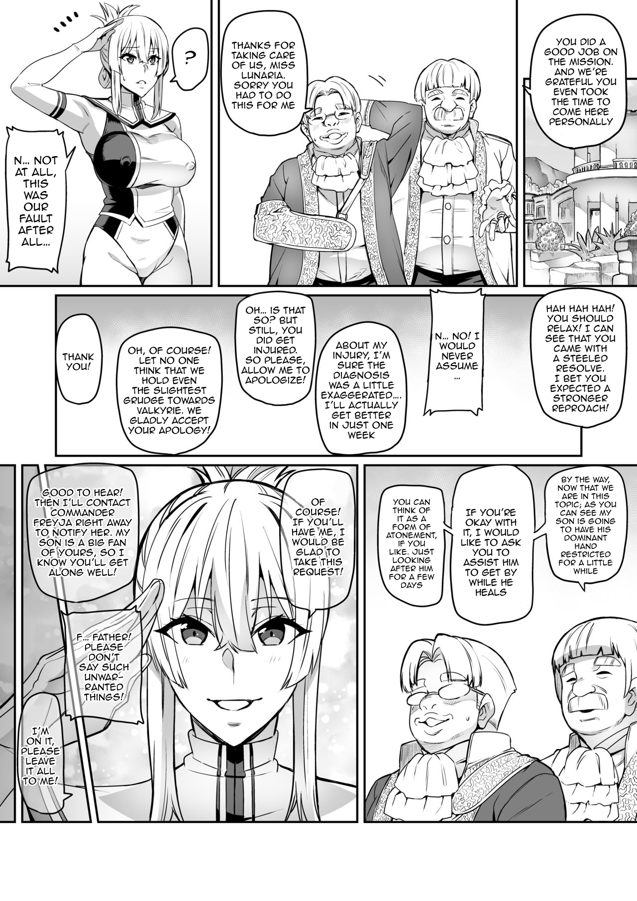Touma Senki Cecilia IF Lunaria to Hentai Ouzoku no Wana ~Songen Houki Hen~ | Demon Slaying Battle Princess Cecilia IF Lunaria and the Trap of the Perverted Royal Family ~Throwing Away Dignity Edition~ page 3 full