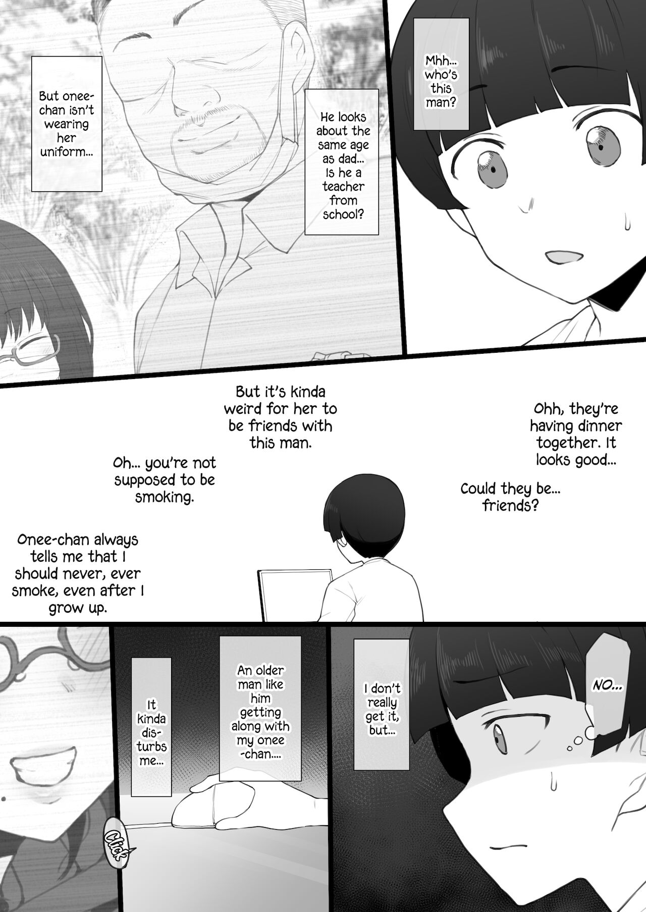 Daisuki na Onee-chan ni Karita Pasocon no Naka ni... | On the Laptop My Beloved Big Sister Lent Me… page 6 full