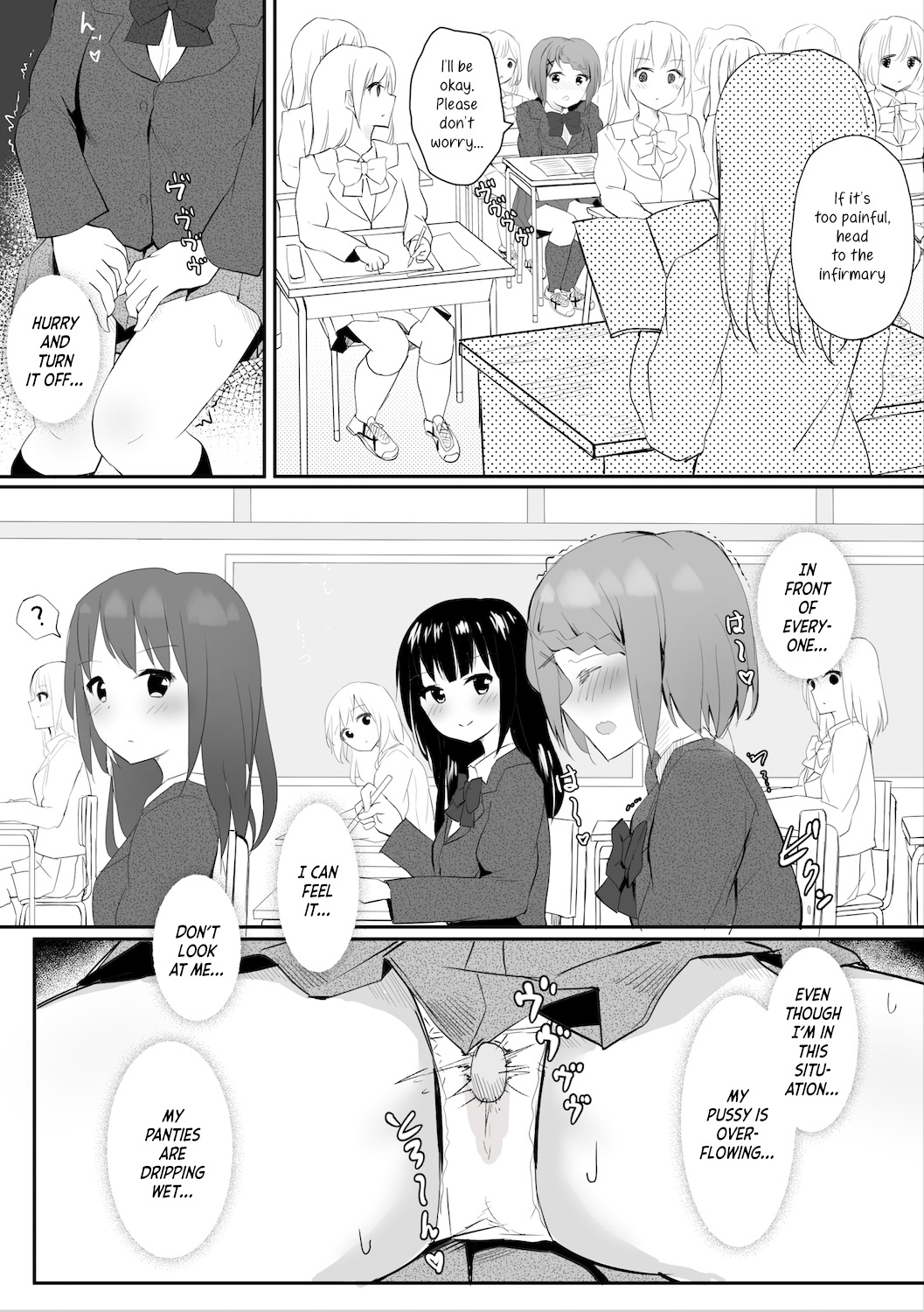 Jugyouchuu ni RemoCon Rotor Tsukerareta Okaeshi ni Kousoku Les Sex Suru Hanashi | A Story About Tied Up Lesbian Sex in Return for Vibrator Play in the Middle of Class page 7 full