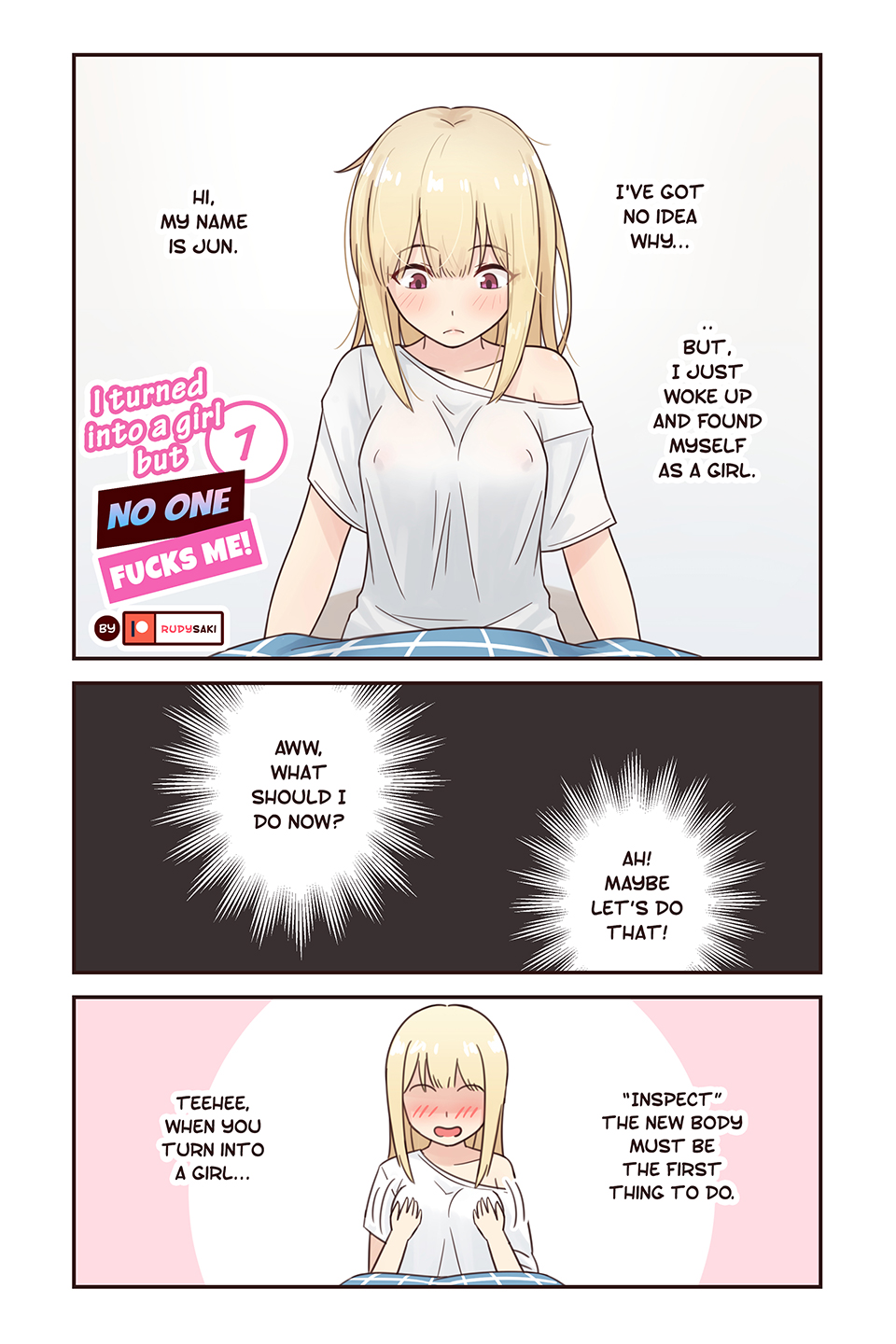 I turned into a girl but NO ONE fucks me #1 page 1 full