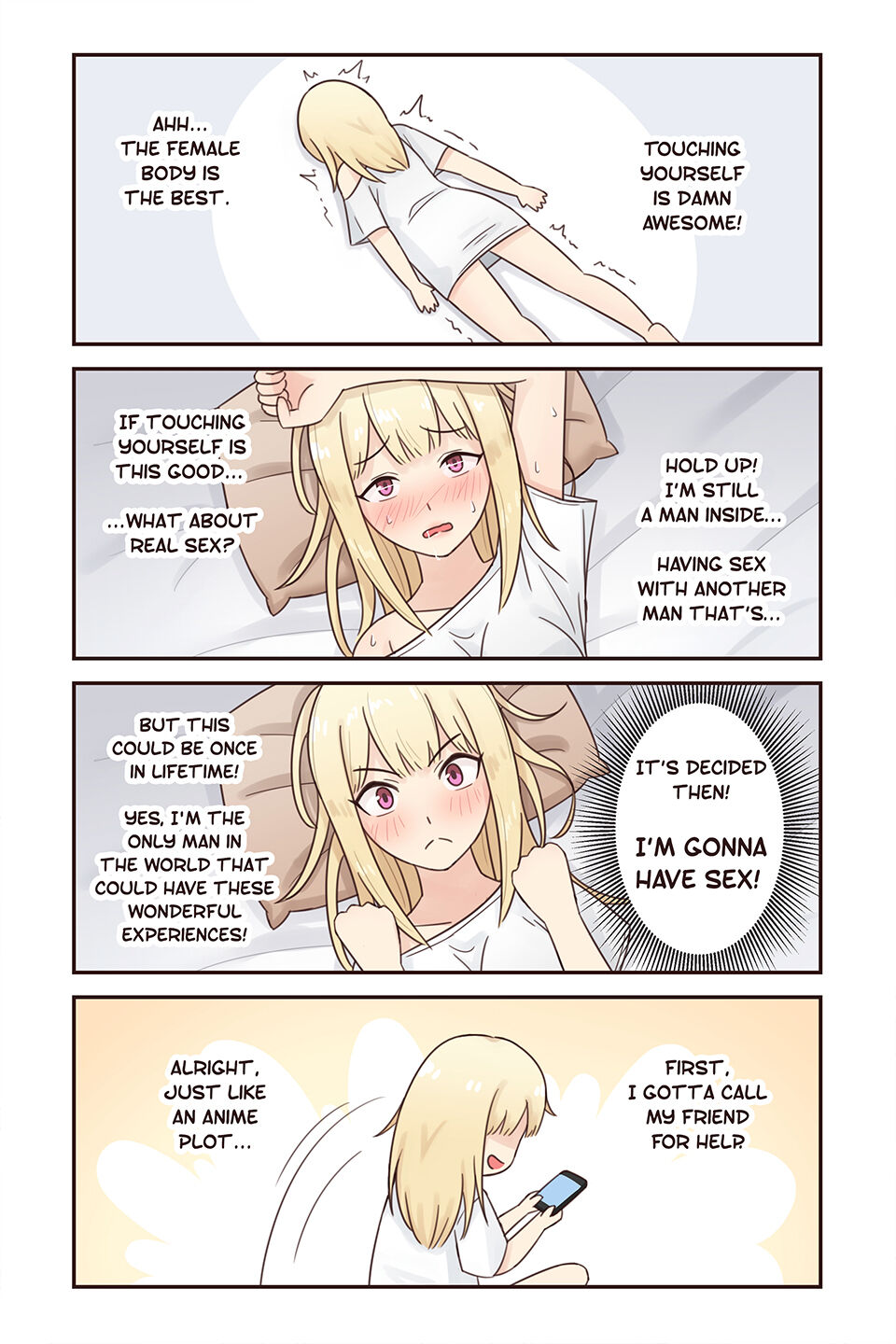 I turned into a girl but NO ONE fucks me #1 page 5 full