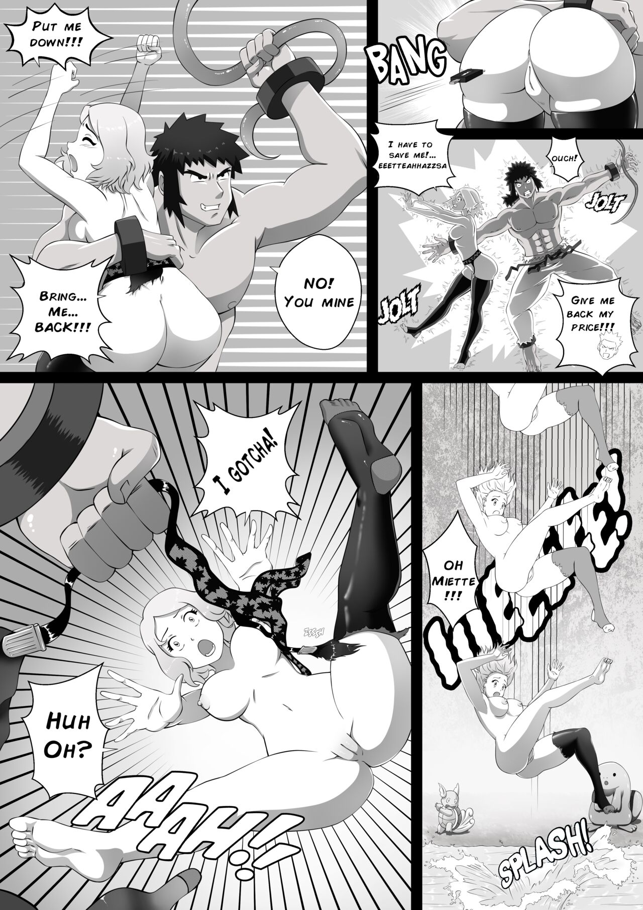 Pokemon: Into the Safari Zone!  A wild hunt for Serena.    Pg 1-4 page 4 full