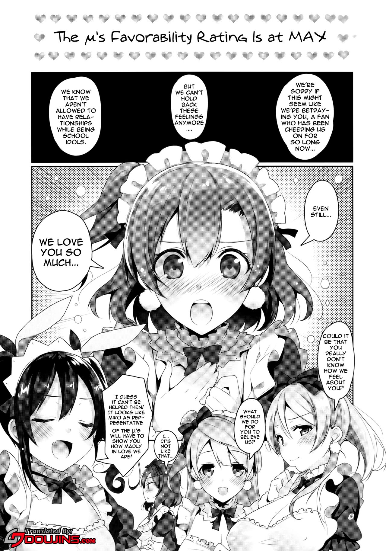 μ's ga Mujouken de Suki ni Narudake no Hon | A Book Where The μ's Unconditionally Love You page 4 full