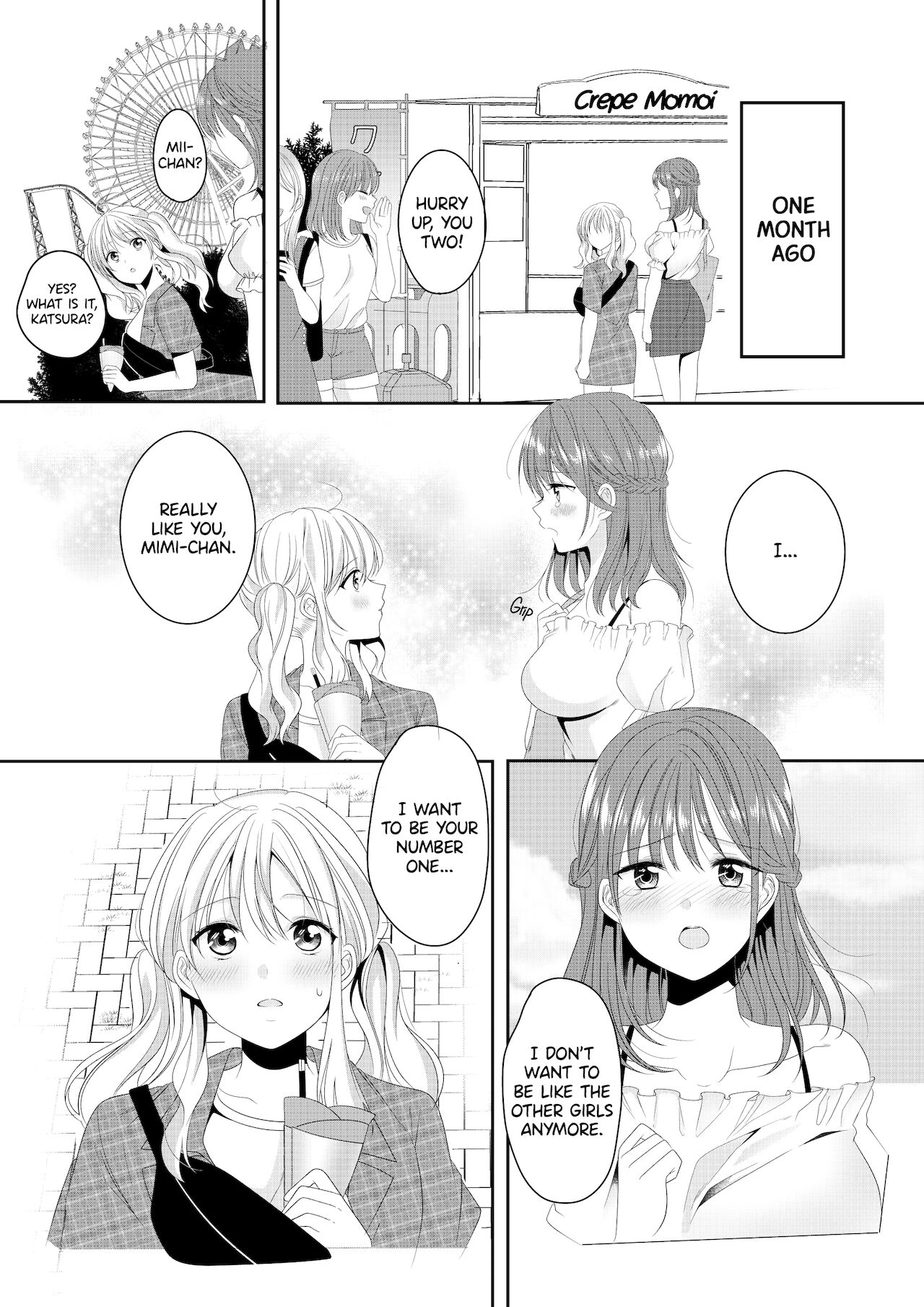 Osananajimi wa Nikushoku-kei!? Kyou kara Shinchousa Yuri-ple | My Childhood Friend's a Go-Getter!? Our Height Gap Yuri Couple Story page 2 full