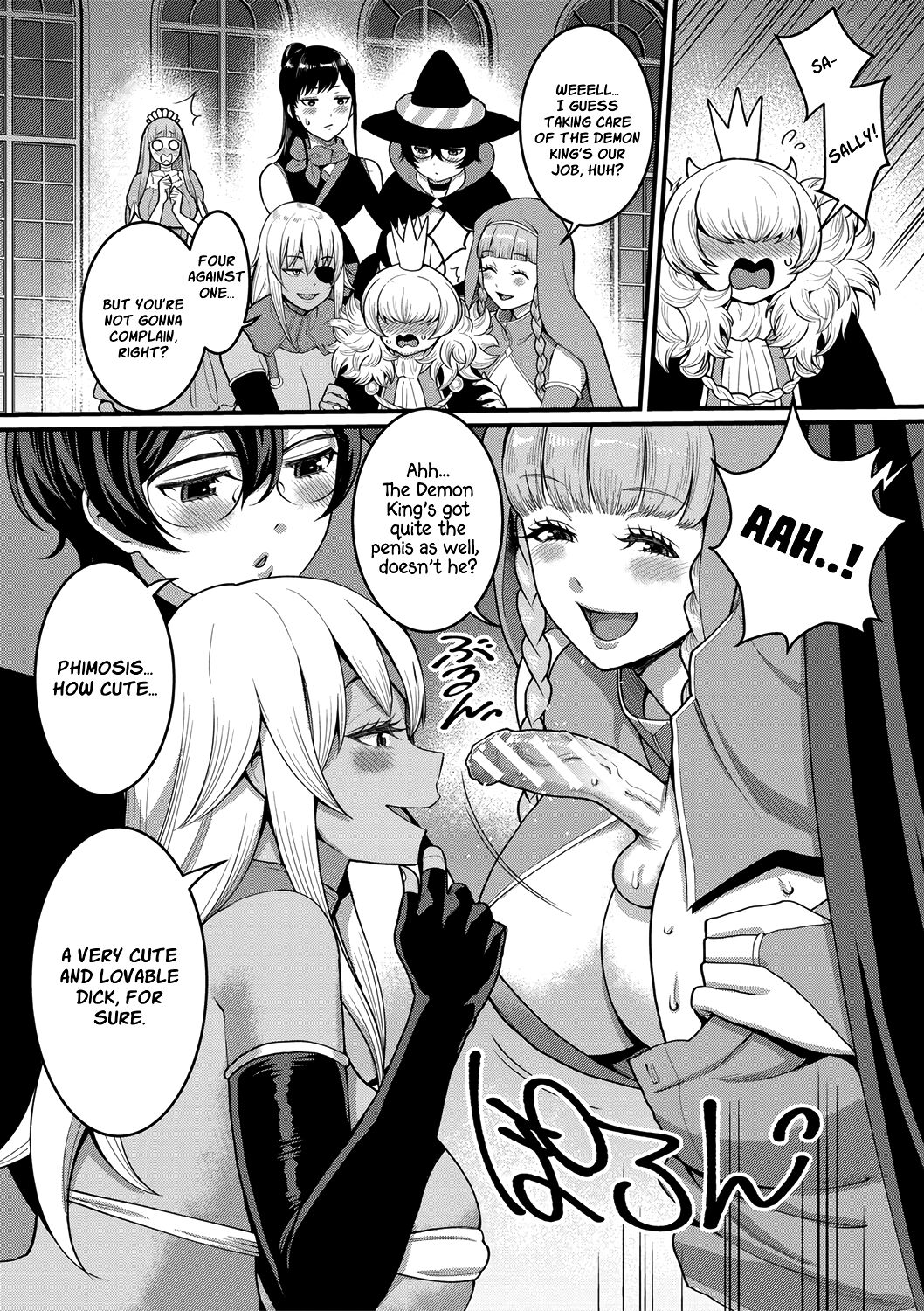 ChinTrai Quest V ~Boku to Inma to Chijo-tachi to Orowareshi Himegimi~ | Dick Training Quest V ~Me, The Succubus, Some Perverted Women, and a Cursed Princess~ page 4 full