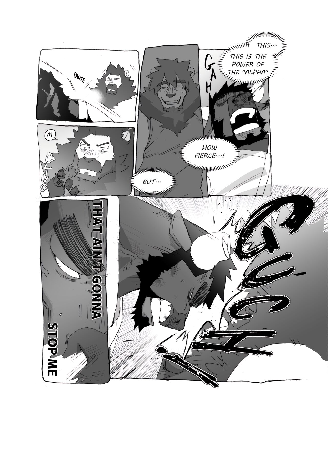Bear Hug Battle  - Love vs Blood page 6 full